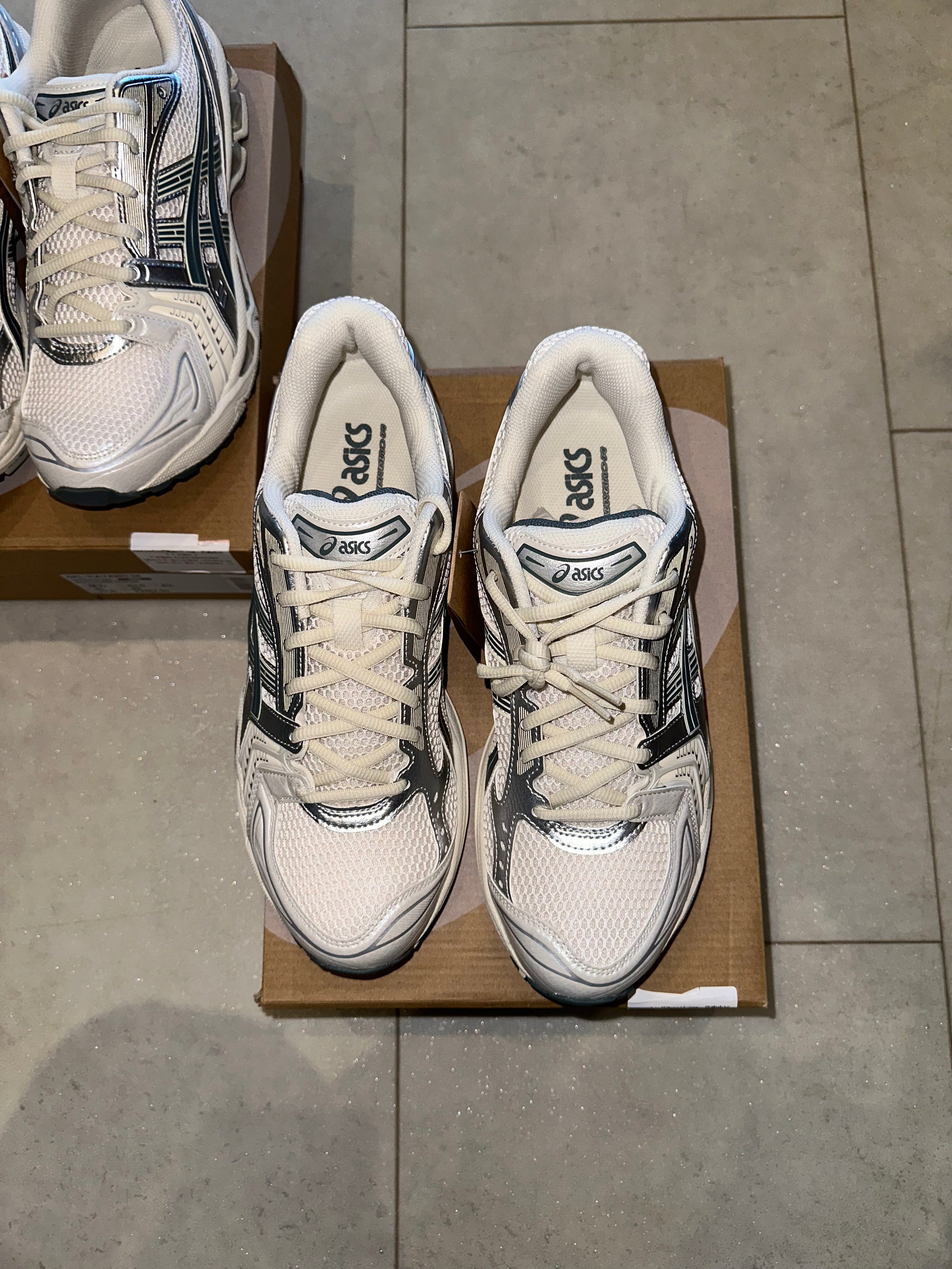 ASICS Gel-Kayano 14 Birch / Dark Pewter Brand New