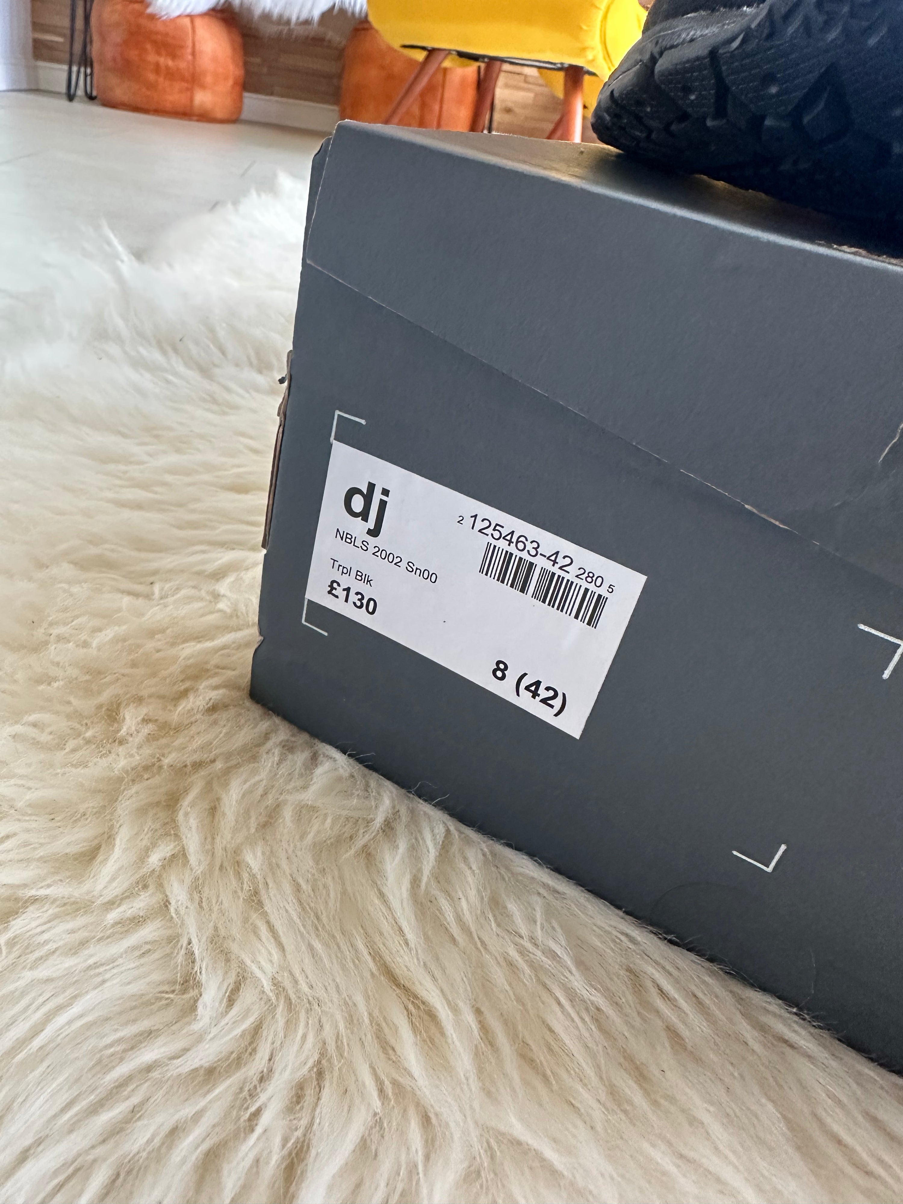 New Balance 2002 Triple Black Sold Out Everywhere RRP £135