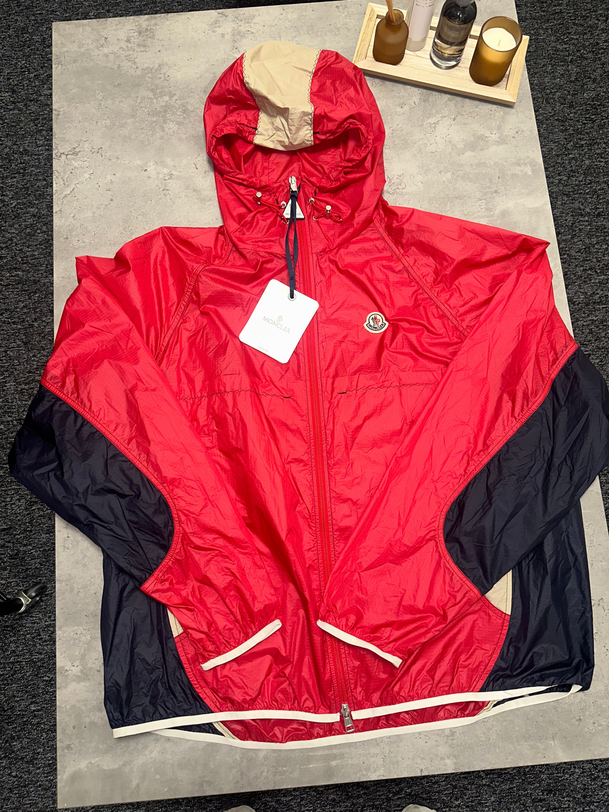 Moncler Dronne Jacket Red RRP £725