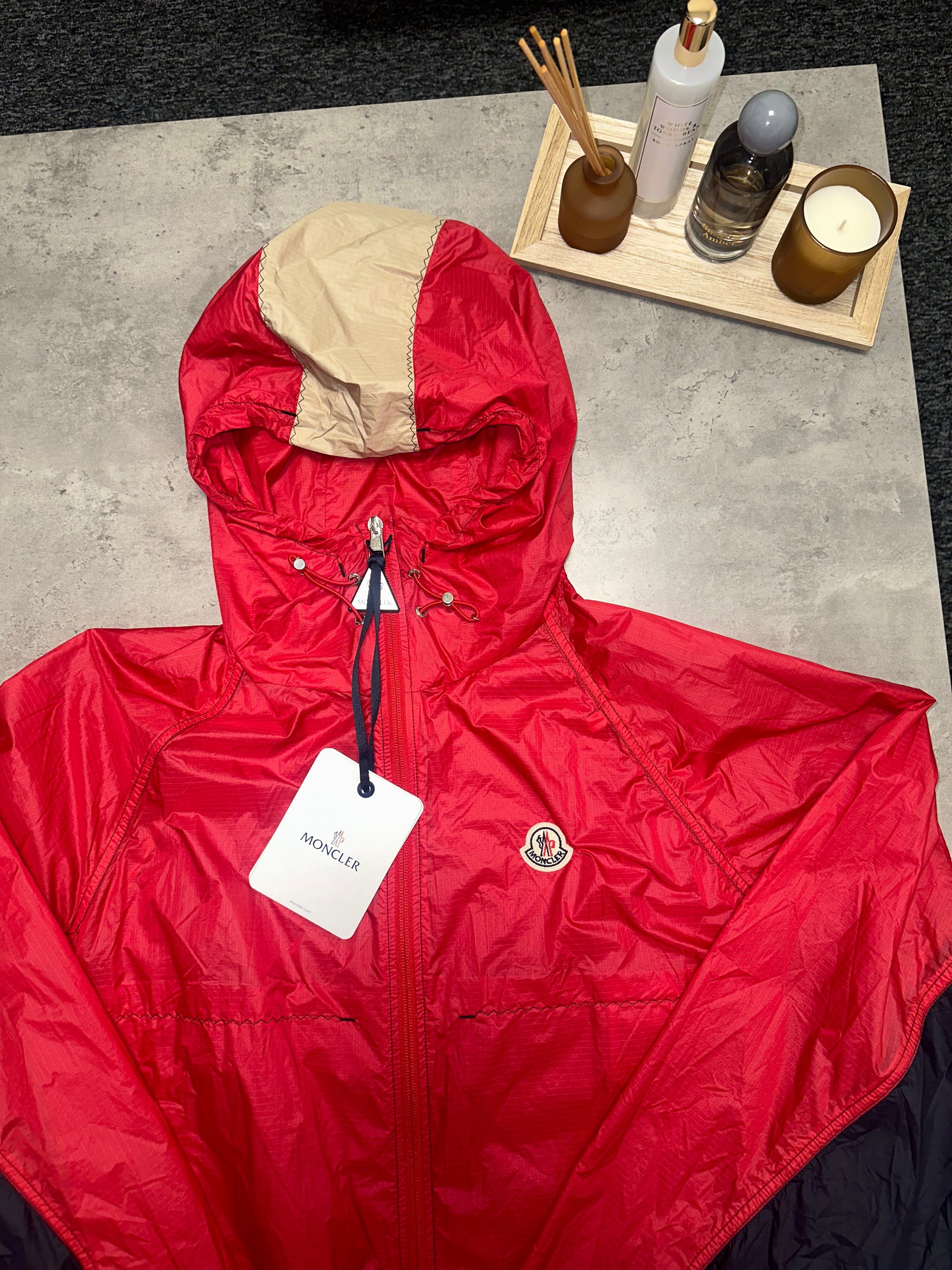 Moncler Dronne Jacket Red RRP £725