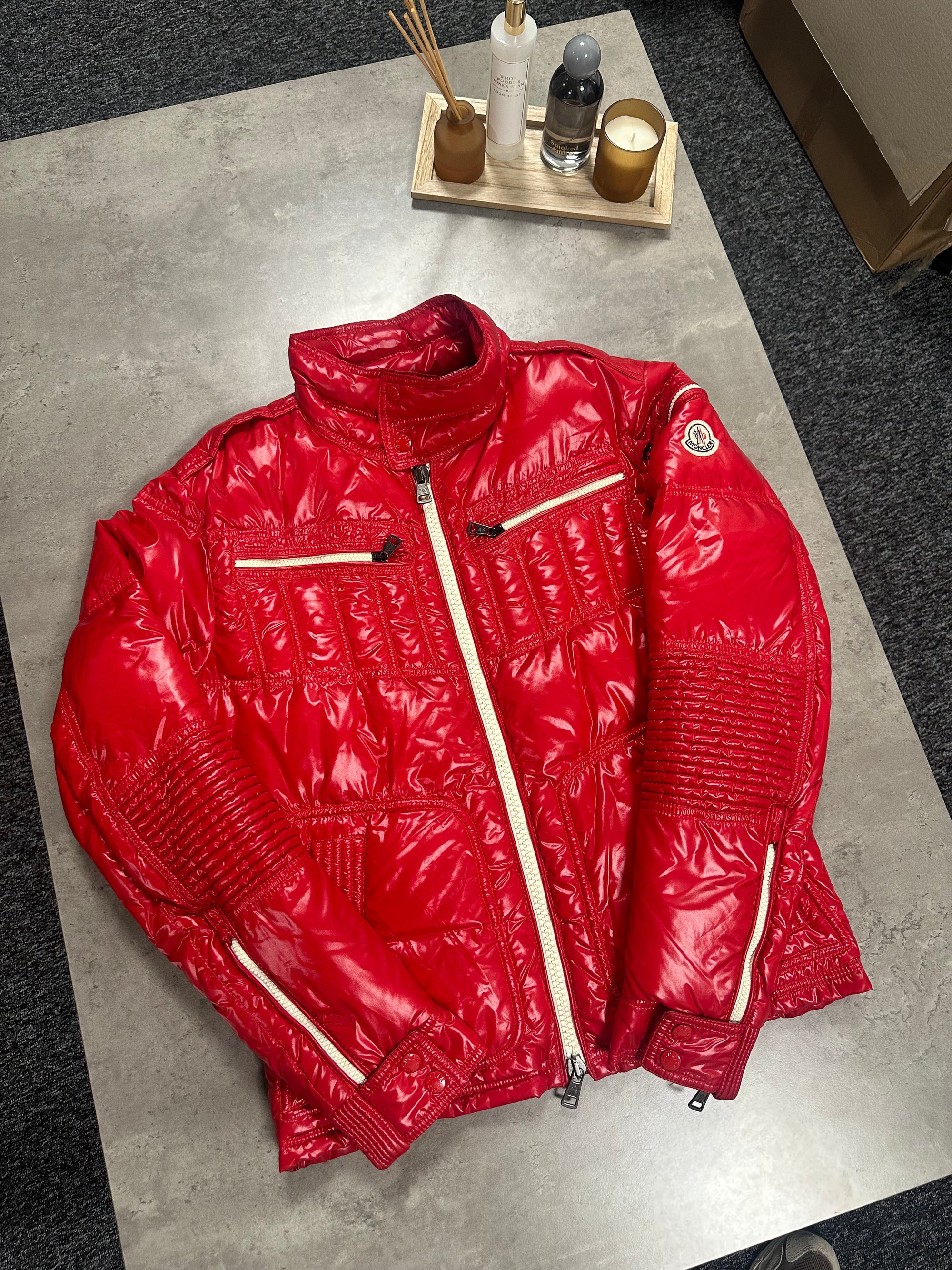 Moncler Buffalo Grenoble Jacket Red Medium