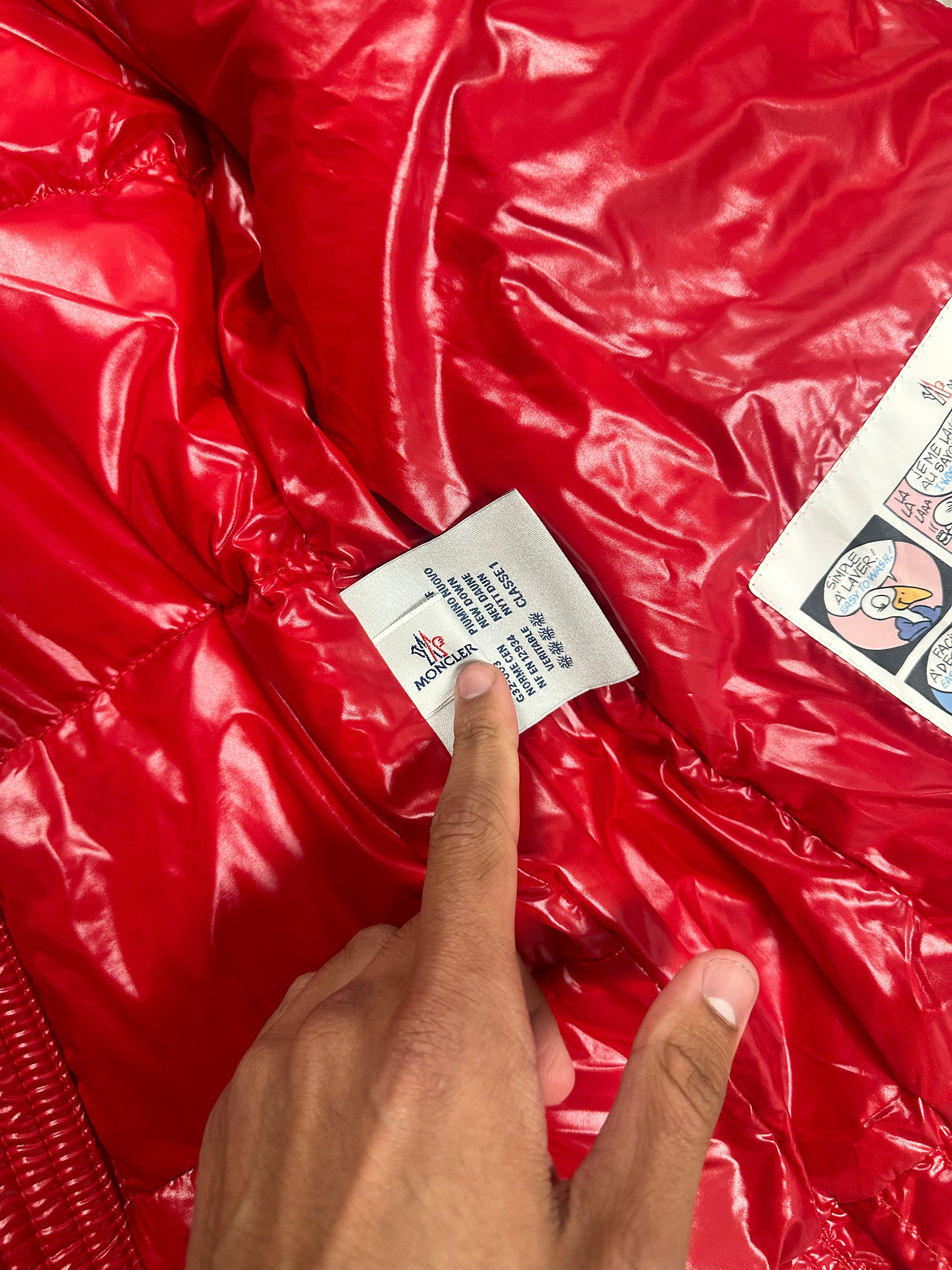 Moncler Buffalo Grenoble Jacket Red Medium