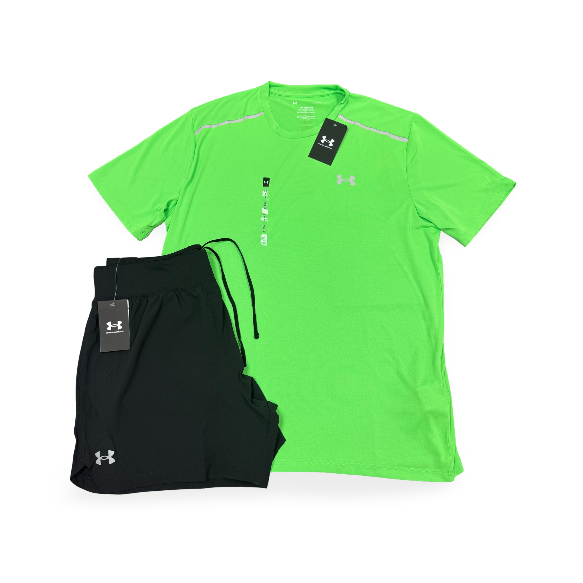 UA Short Set Green/Black