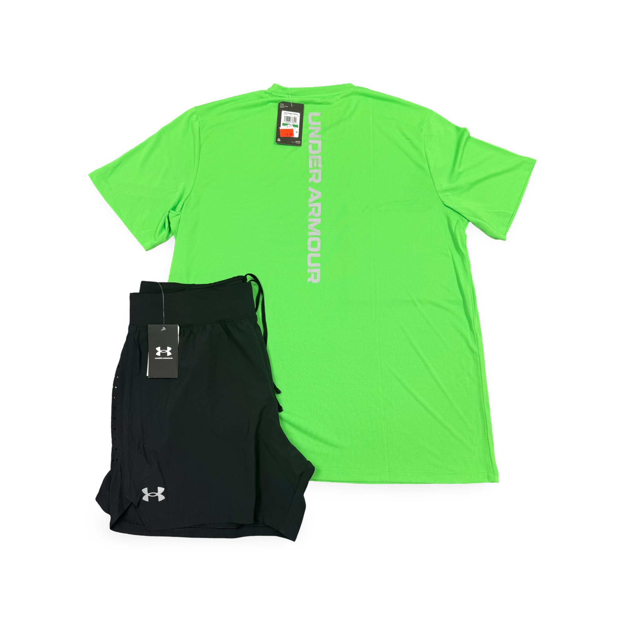 UA Short Set Green/Black