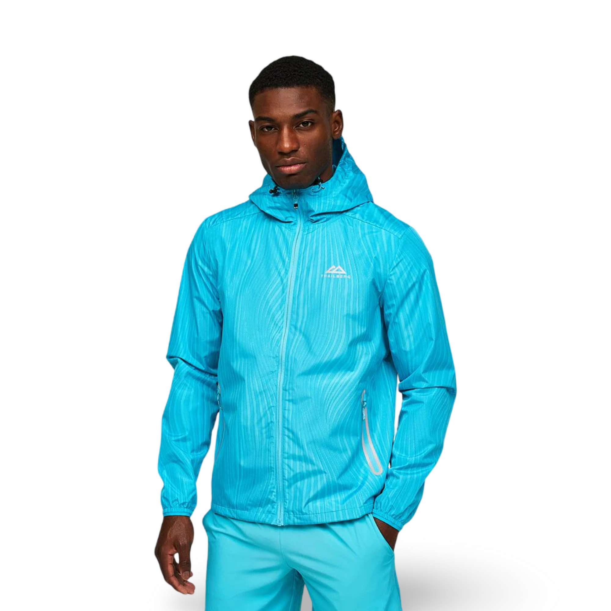 Tberg Scuba Blue Windbreaker