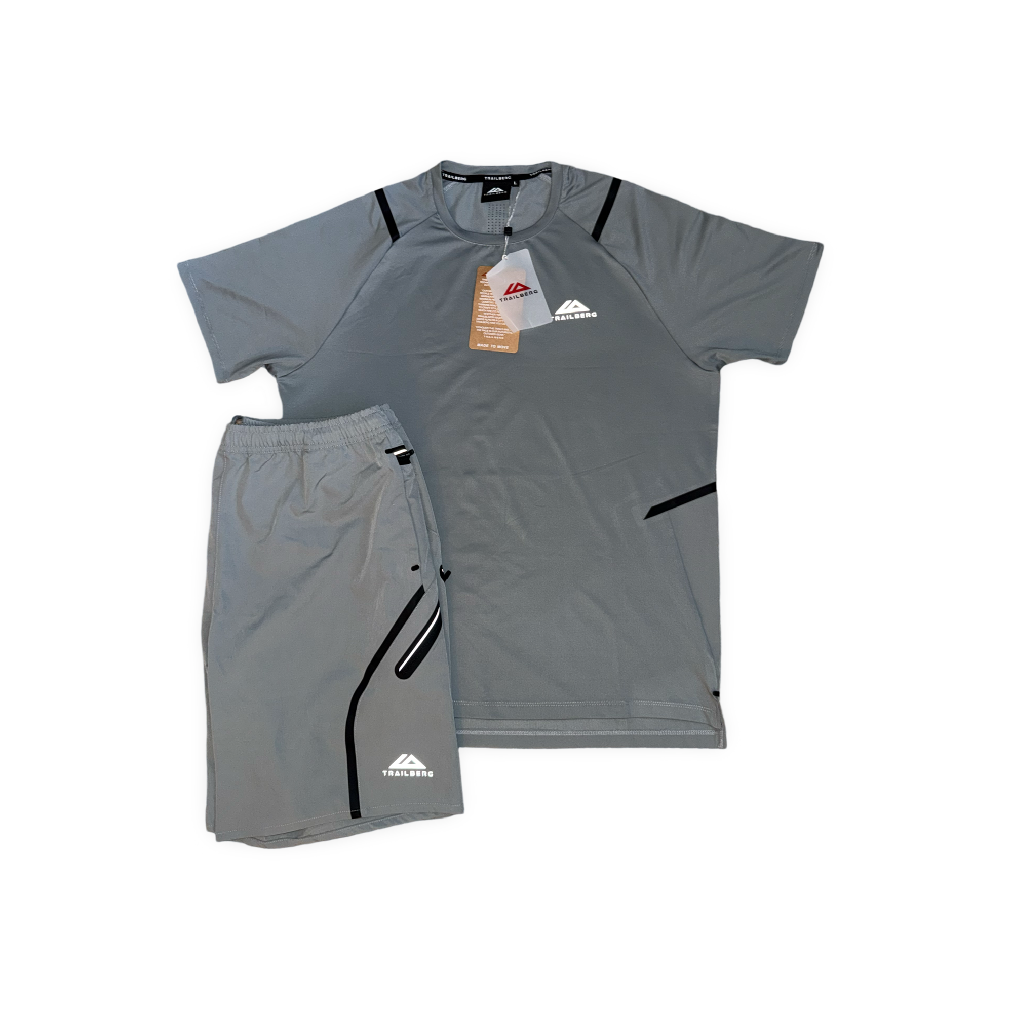 Tberg Grey Short Set