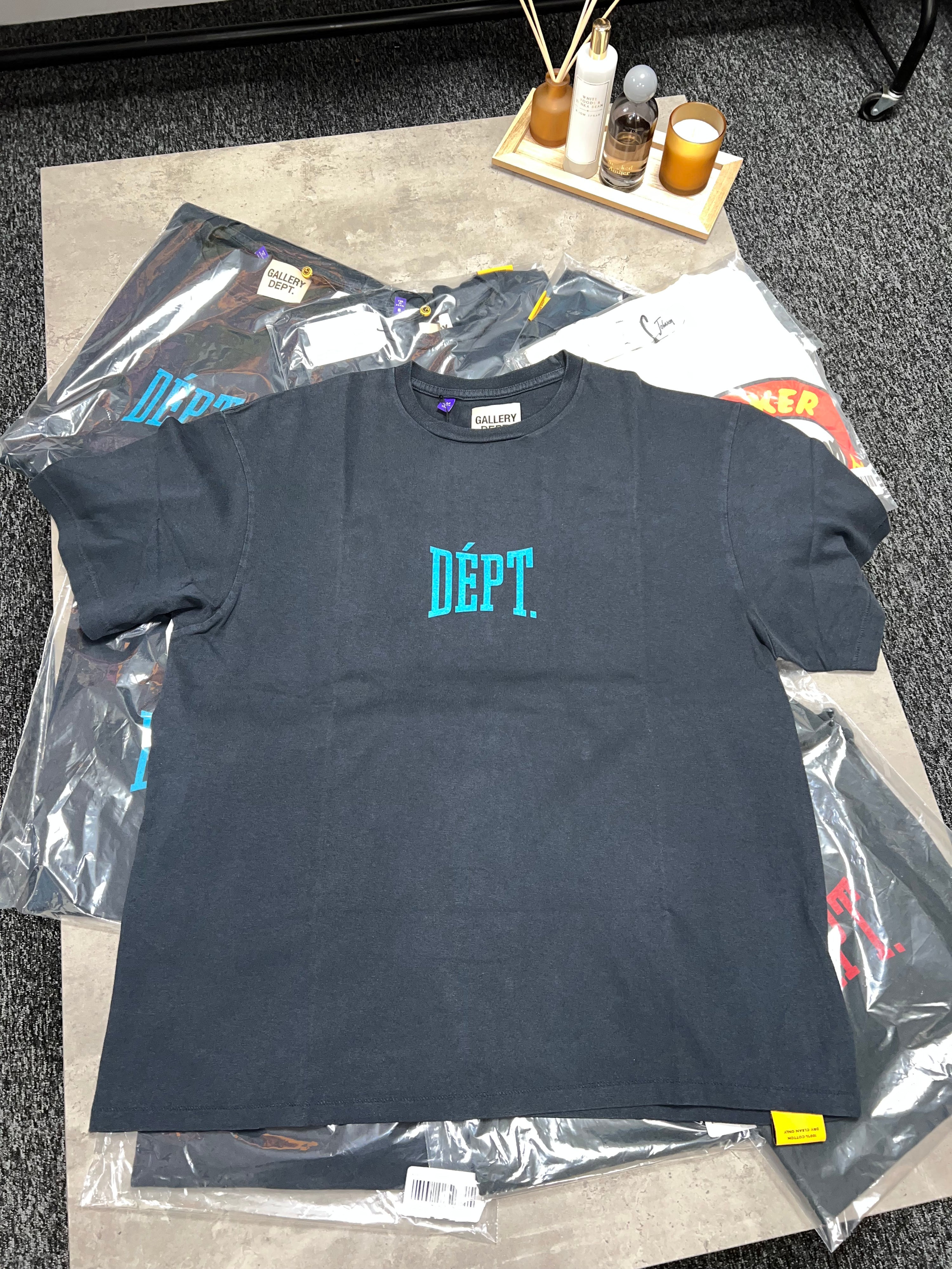 Gallery Dept Gym Logo T Shirt Blue