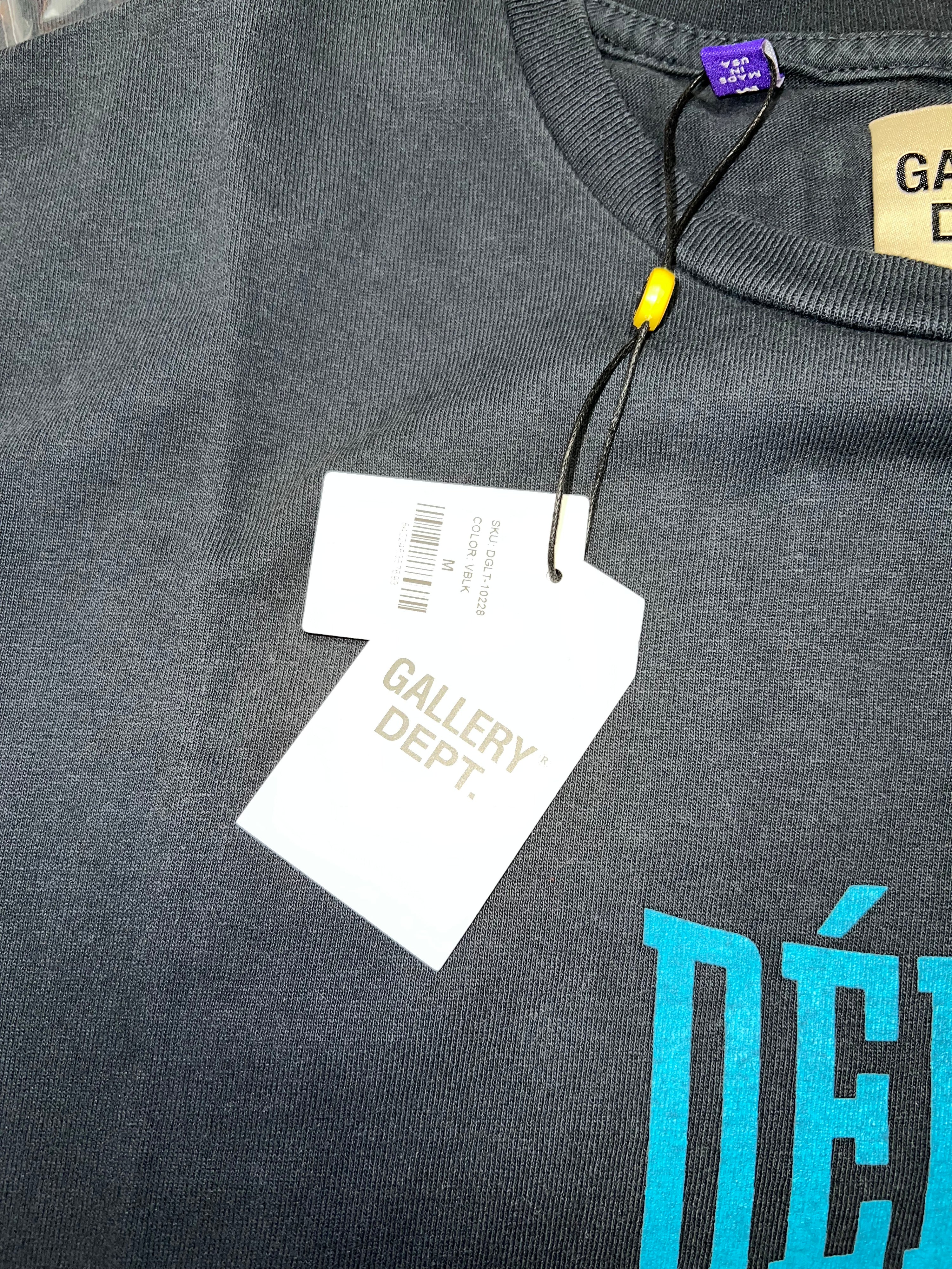 Gallery Dept Gym Logo T Shirt Blue