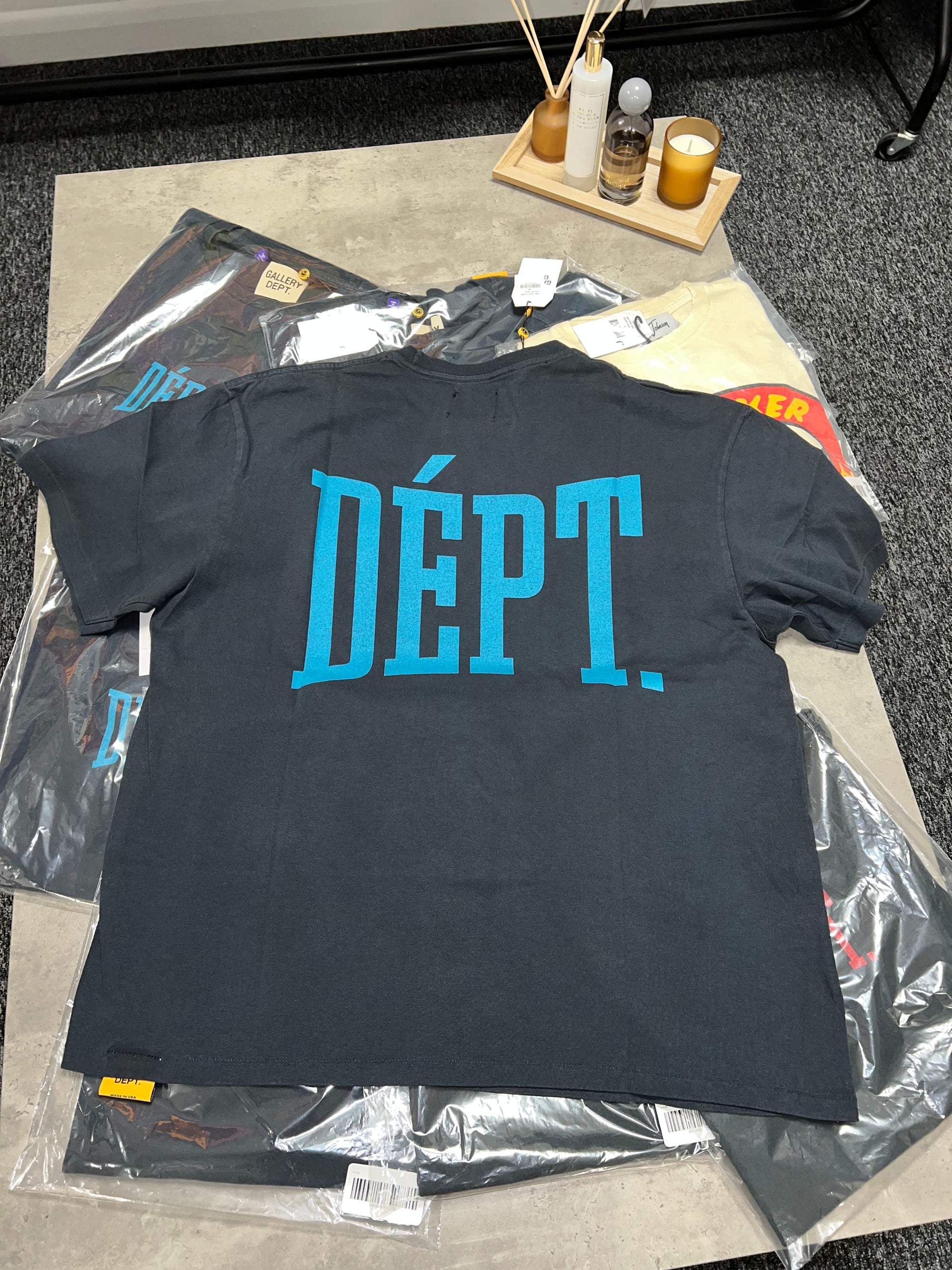 Gallery Dept Gym Logo T Shirt Blue