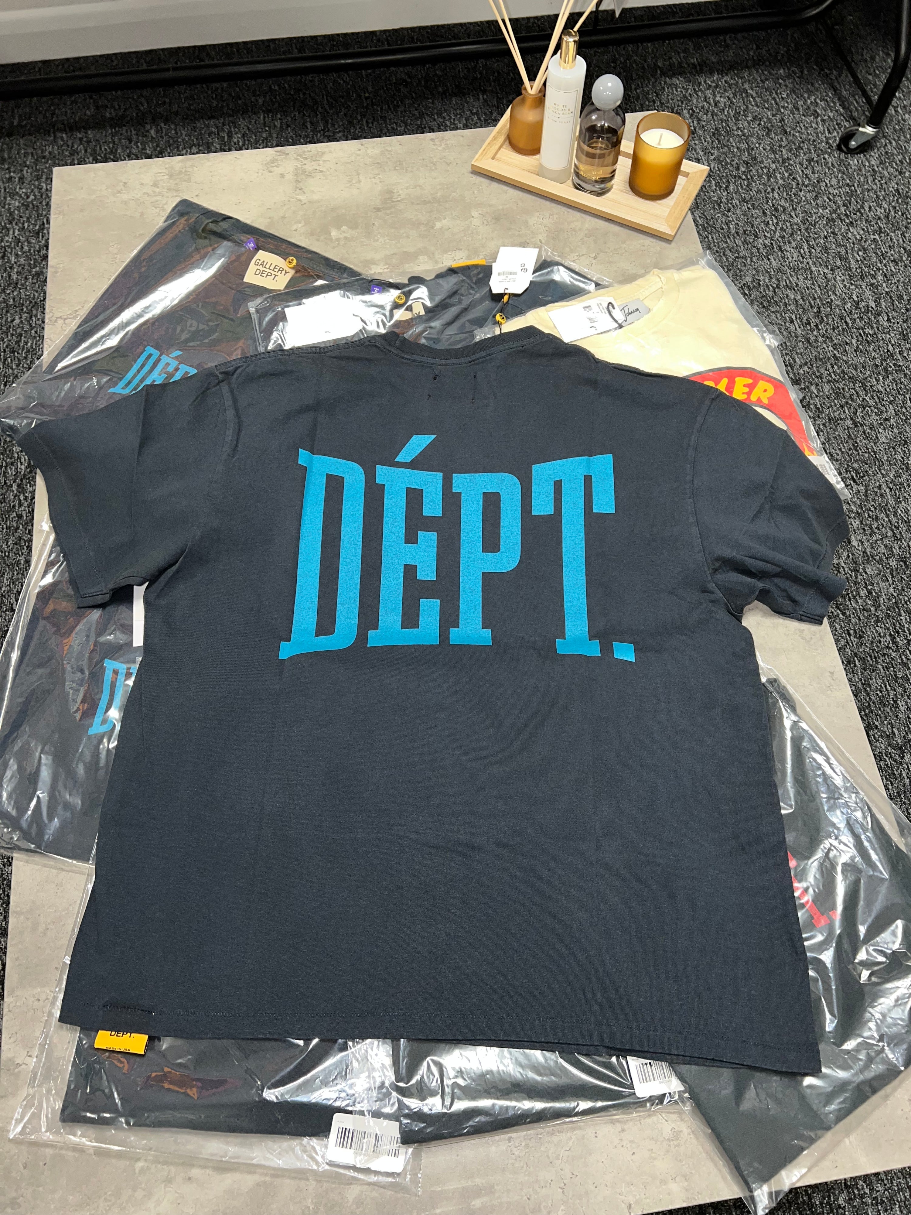 Gallery Dept Gym Logo T Shirt Blue