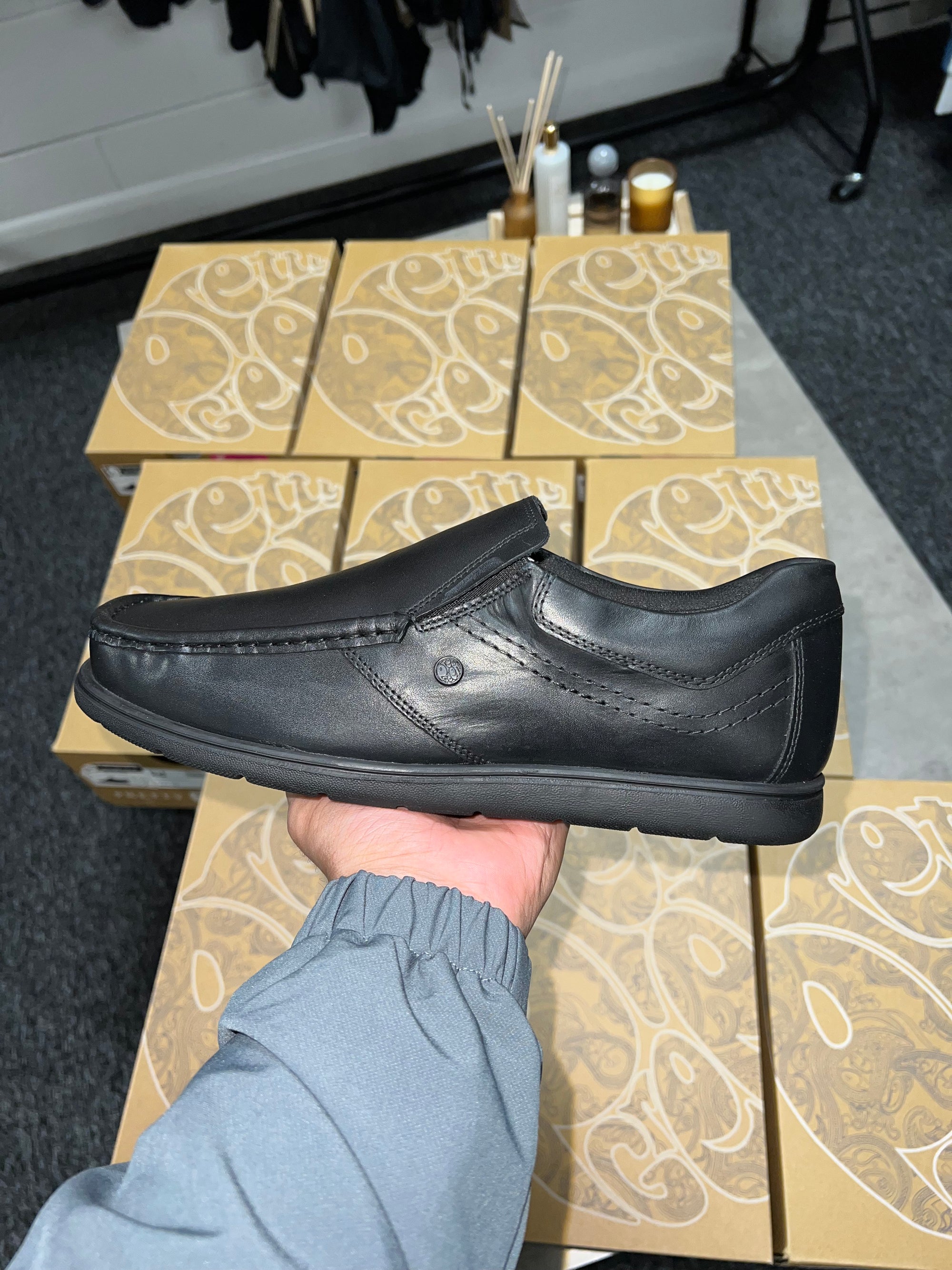 Pretty Green Slip On Smart Shoes