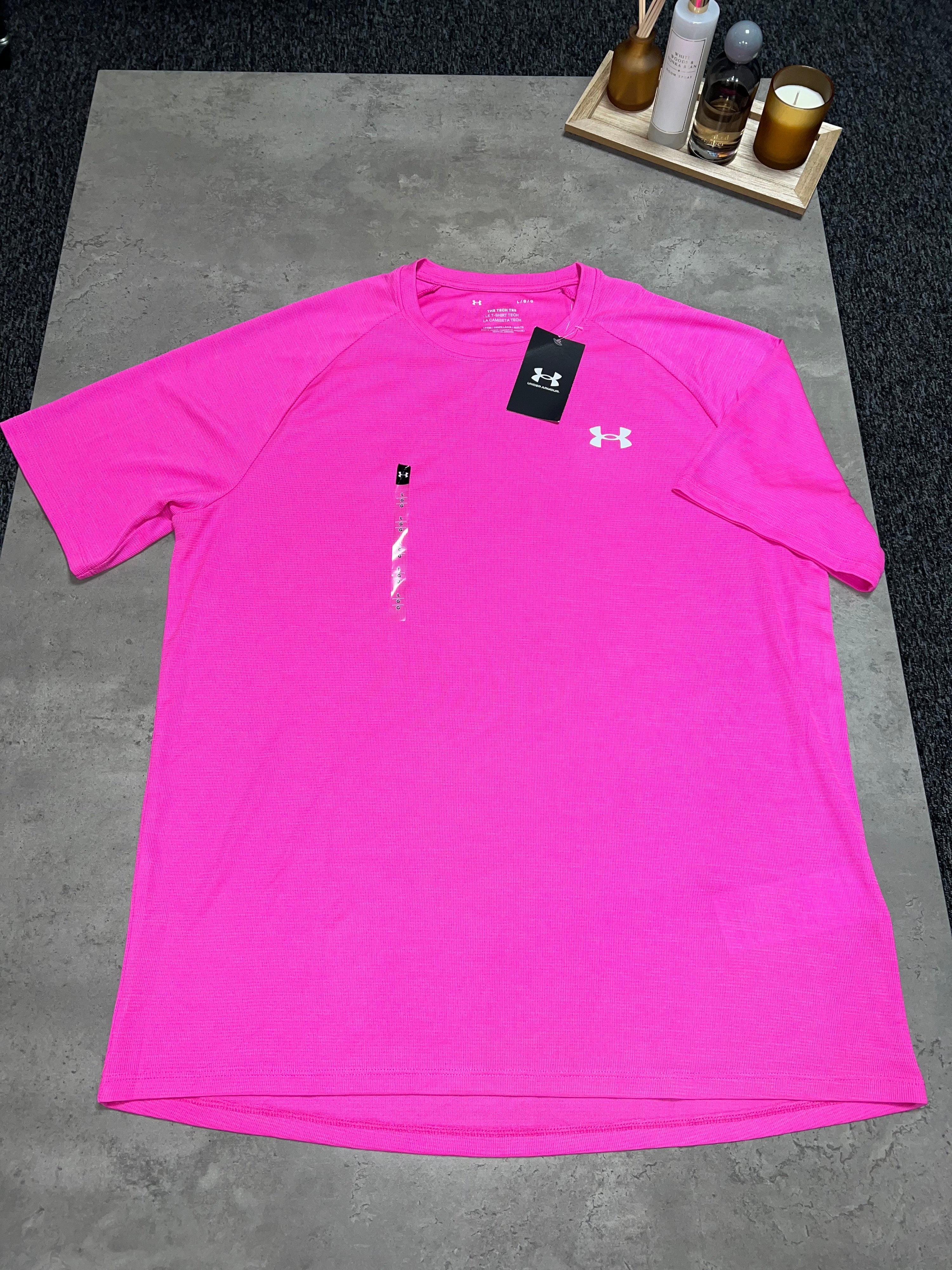 Under Armour Tech Tee Shirt - Rebel Pink