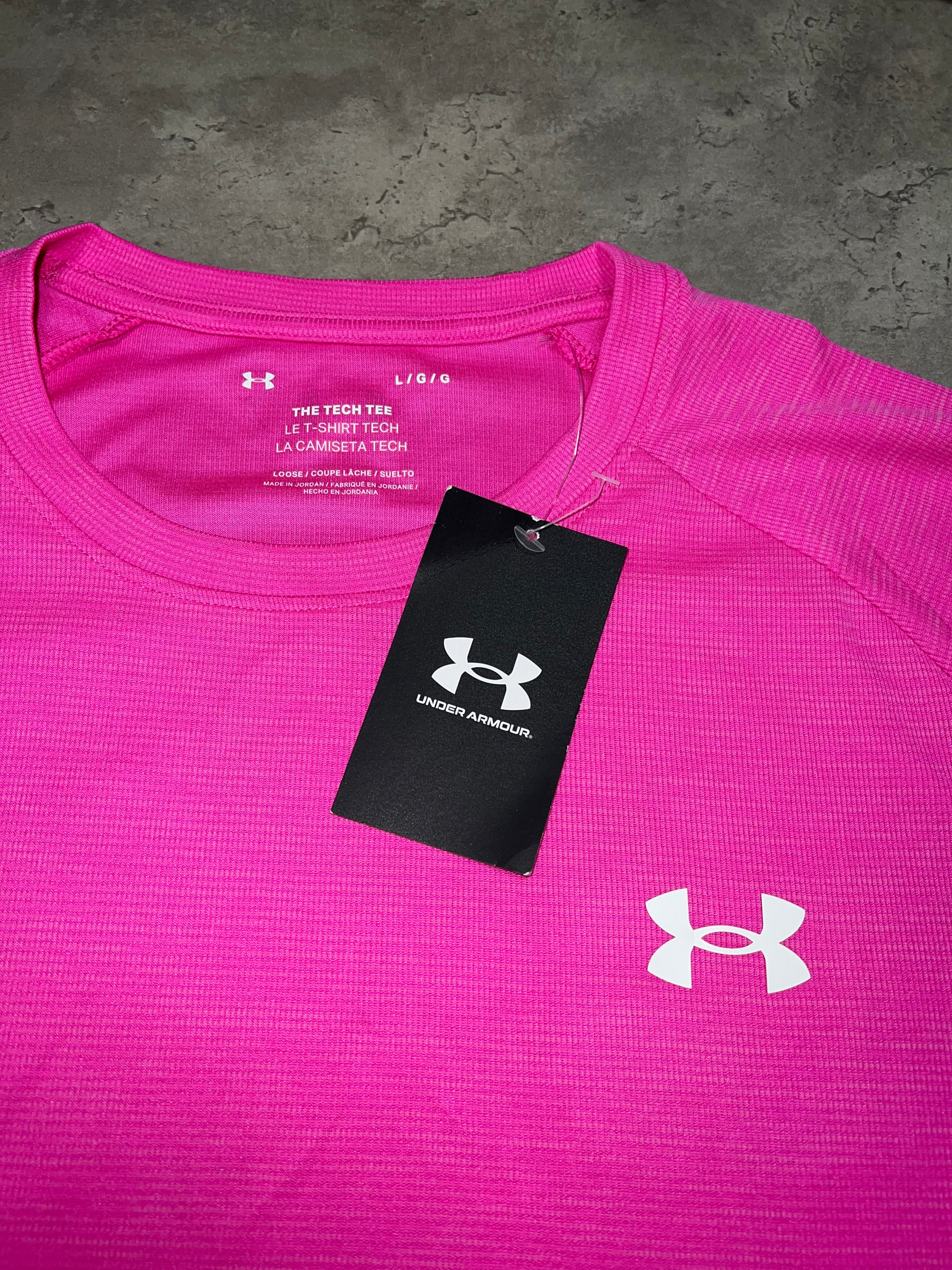 Under Armour Tech Tee Shirt - Rebel Pink