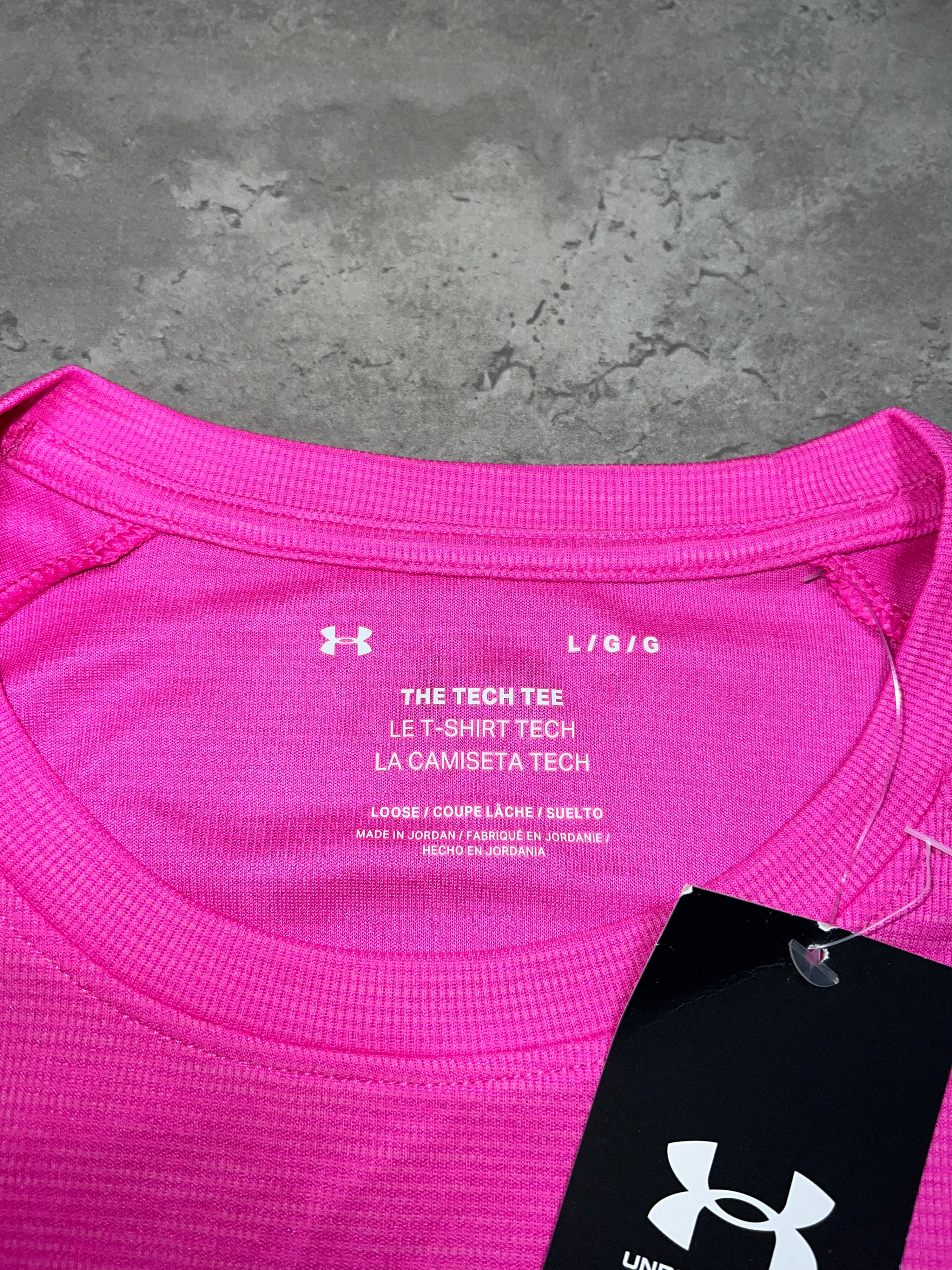 Under Armour Tech Tee Shirt - Rebel Pink