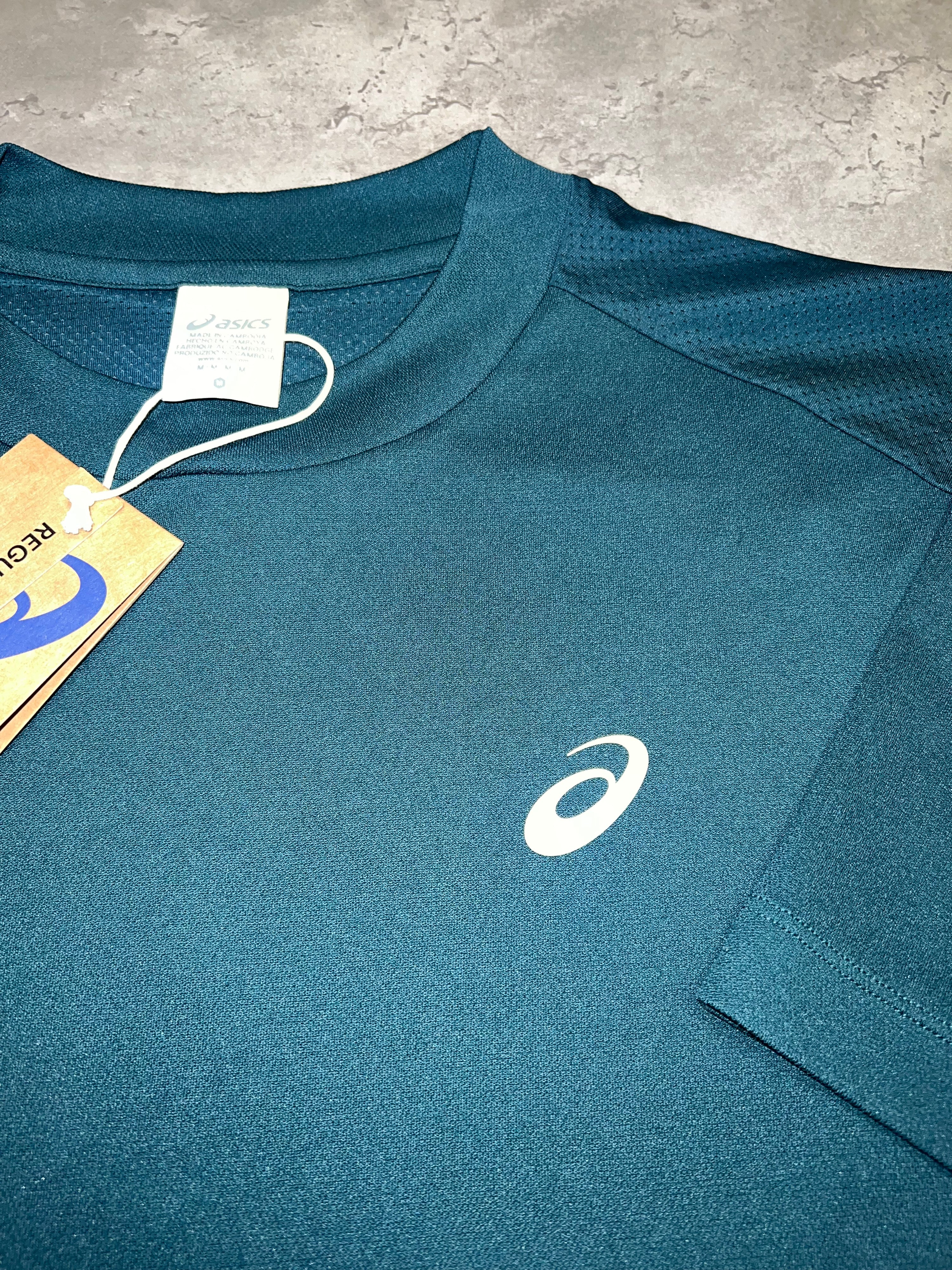 Asics Court SS T Shirt - Saxon Green