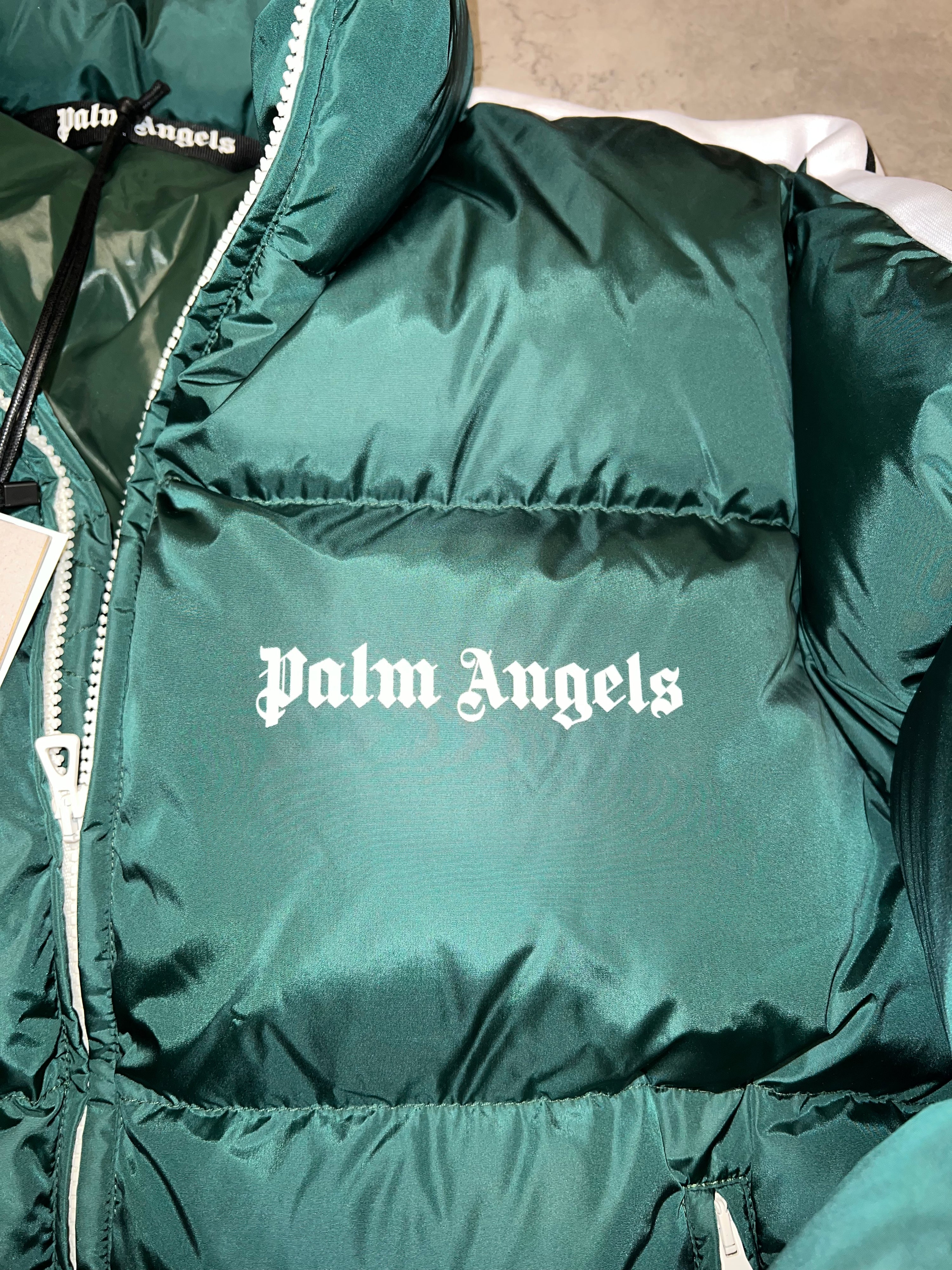 Palm Angels Track Down Jacket - Green