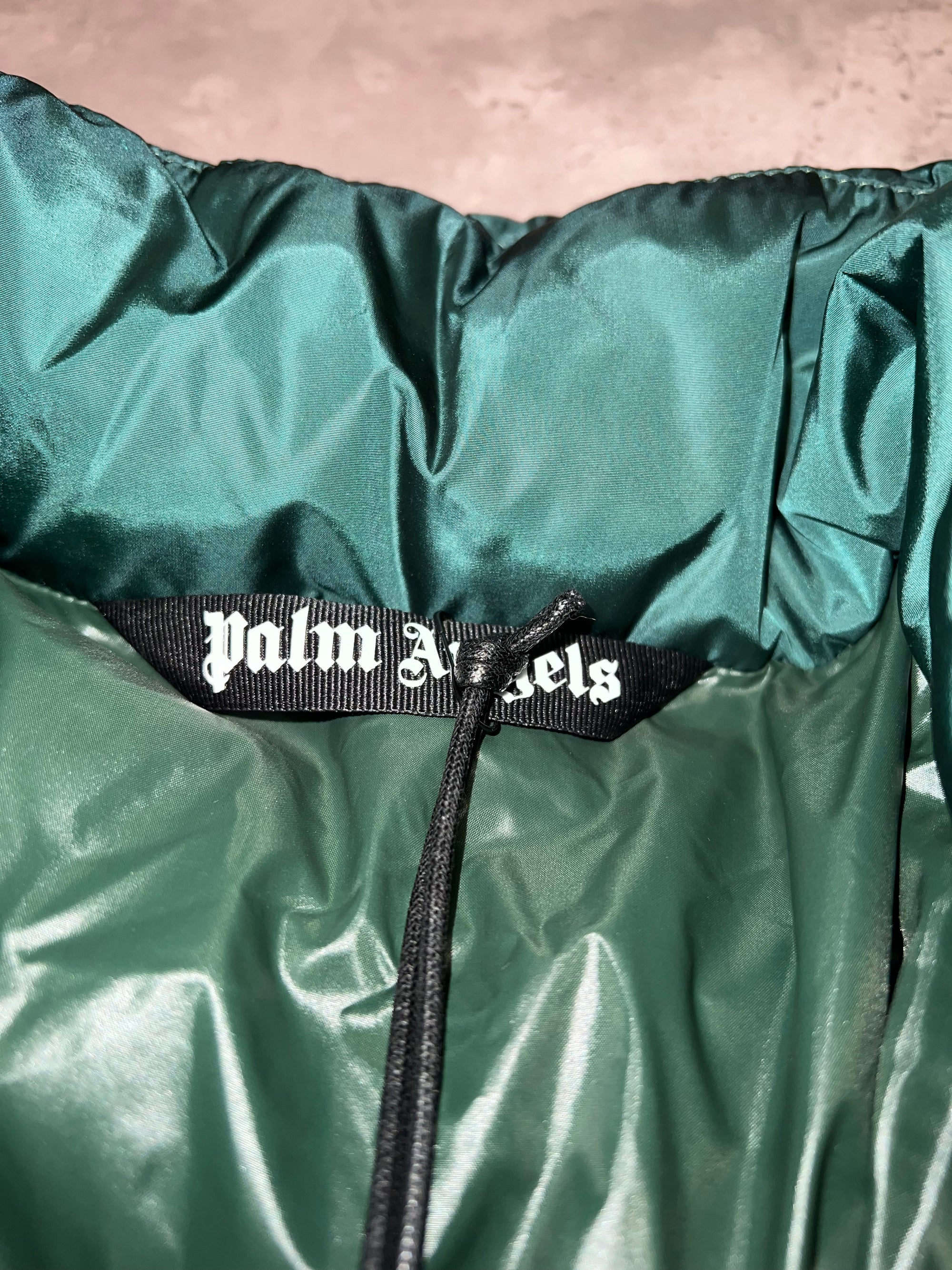 Palm Angels Track Down Jacket - Green