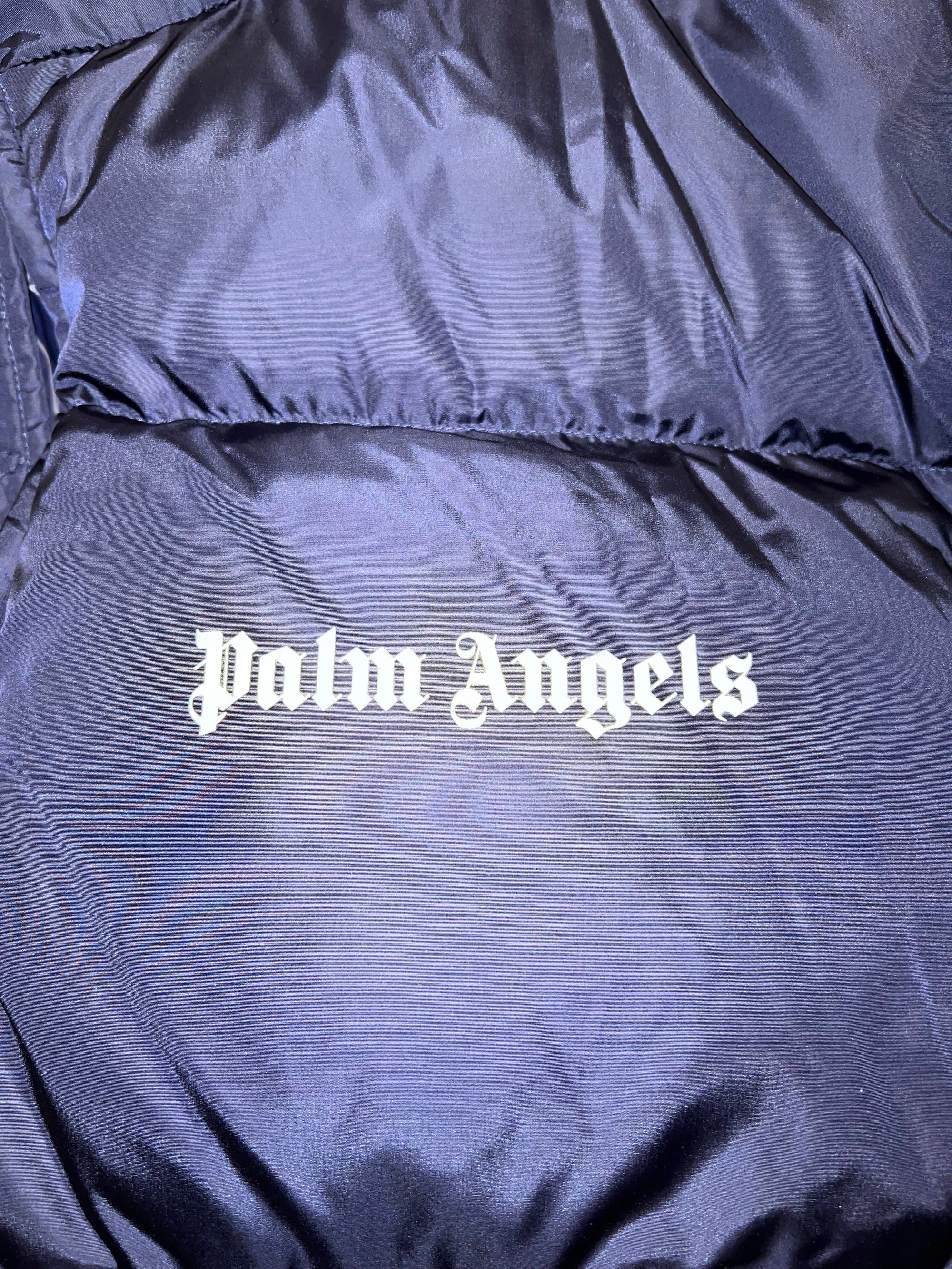Palm Angels Track Down Jacket - Blue