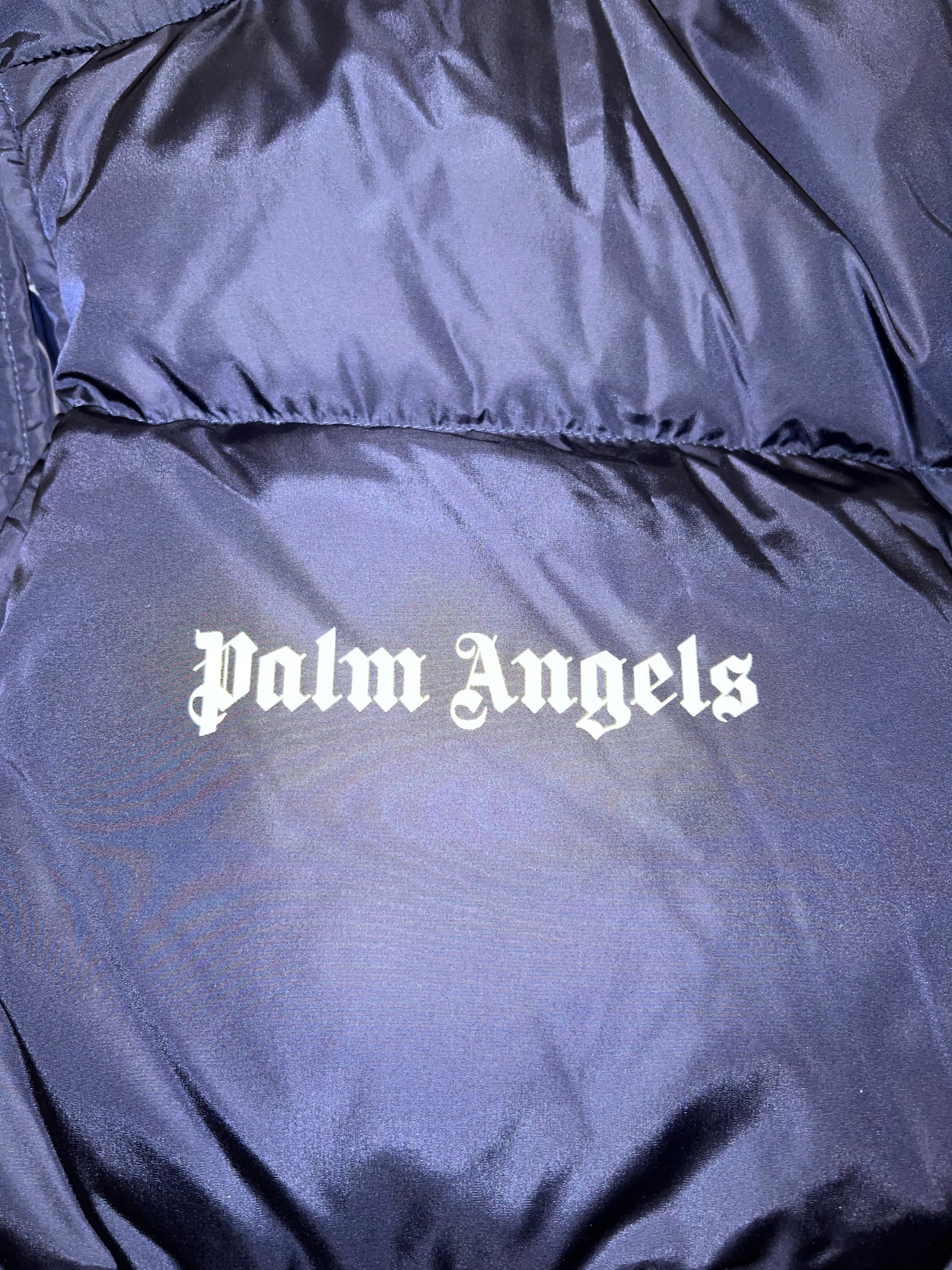 Palm Angels Track Down Jacket - Blue