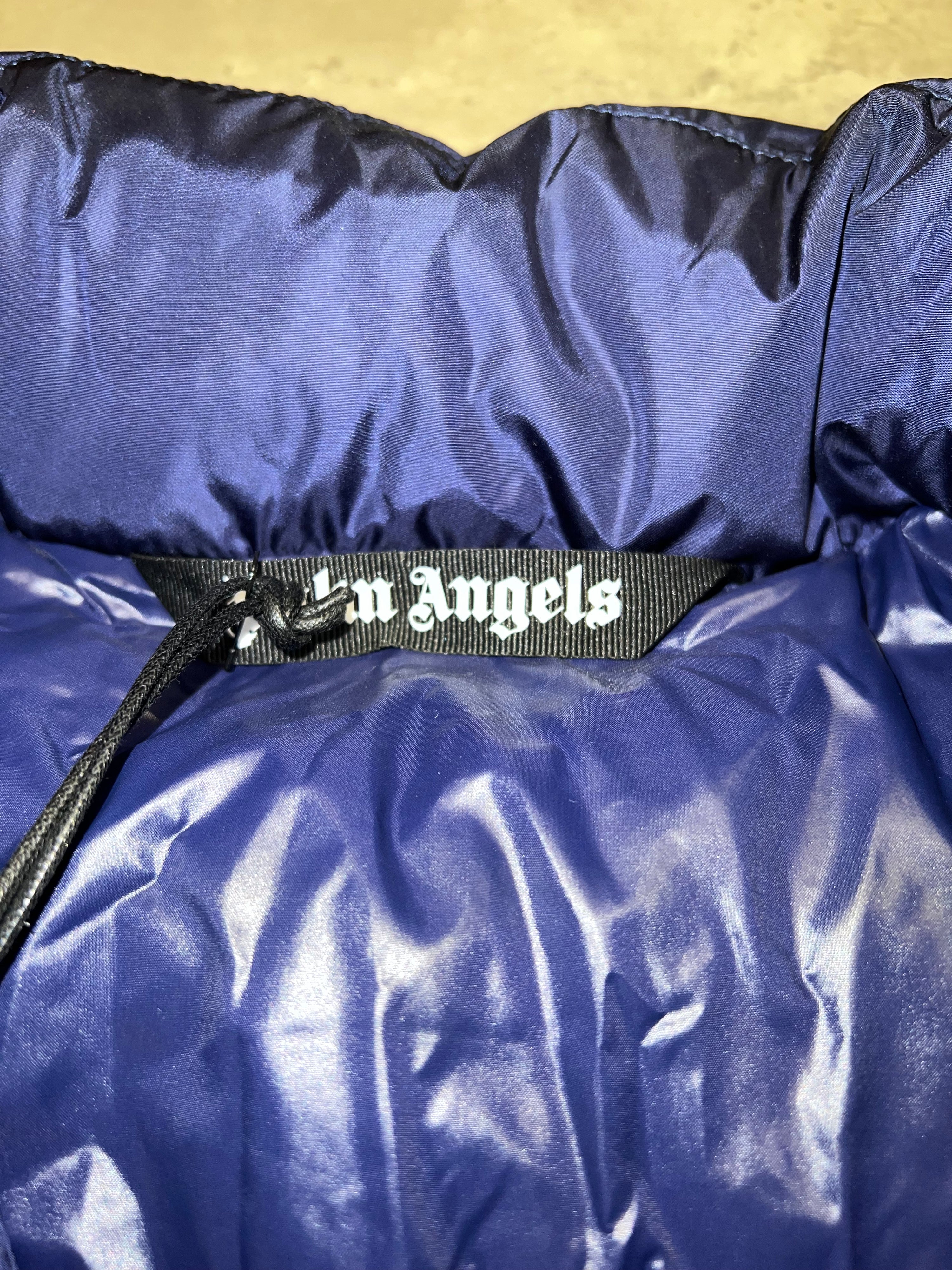 Palm Angels Track Down Jacket - Blue