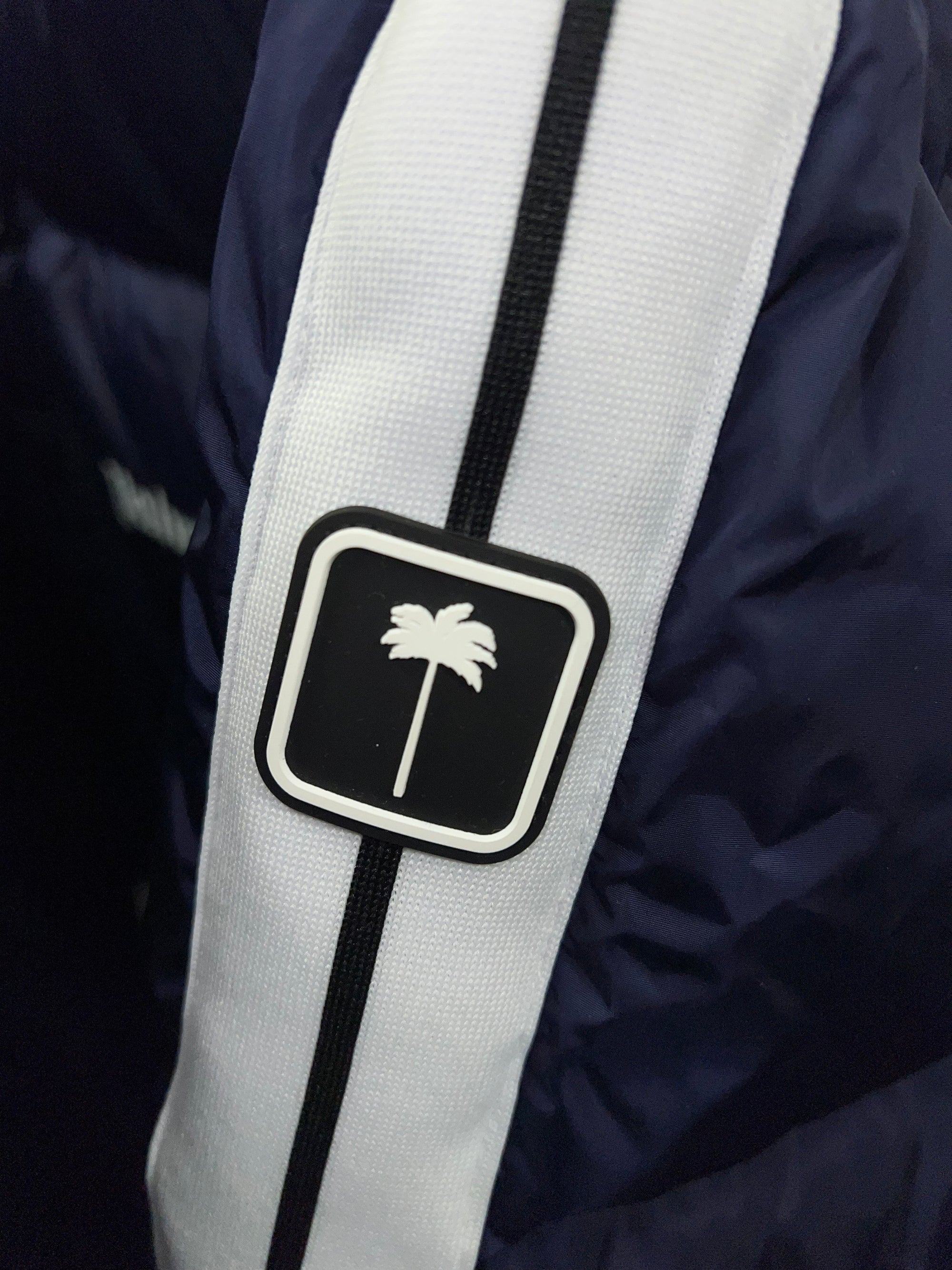 Palm Angels Track Down Jacket - Blue