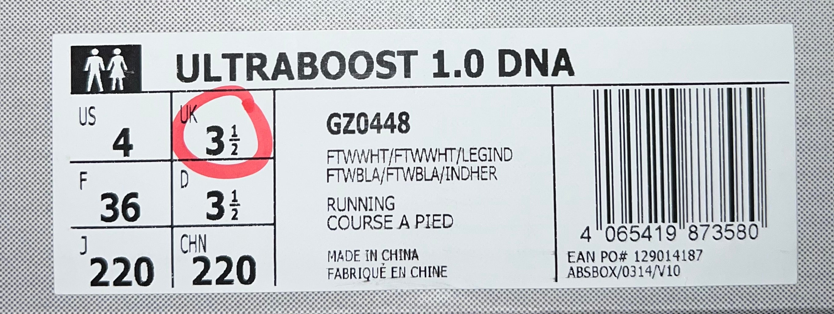 Adidas Ultra Boost 1.0 - Cloud White