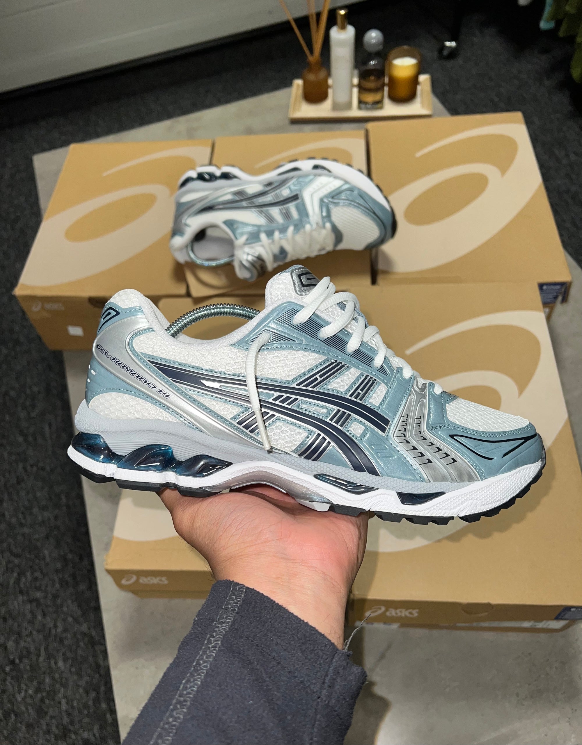 Asics Gel-Kayano 14 - White Fjord Grey
