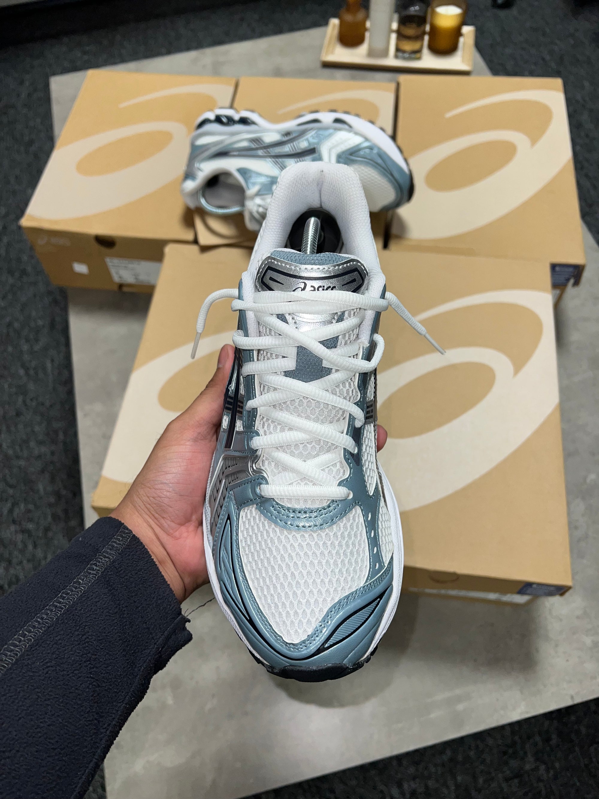 Asics Gel-Kayano 14 - White Fjord Grey