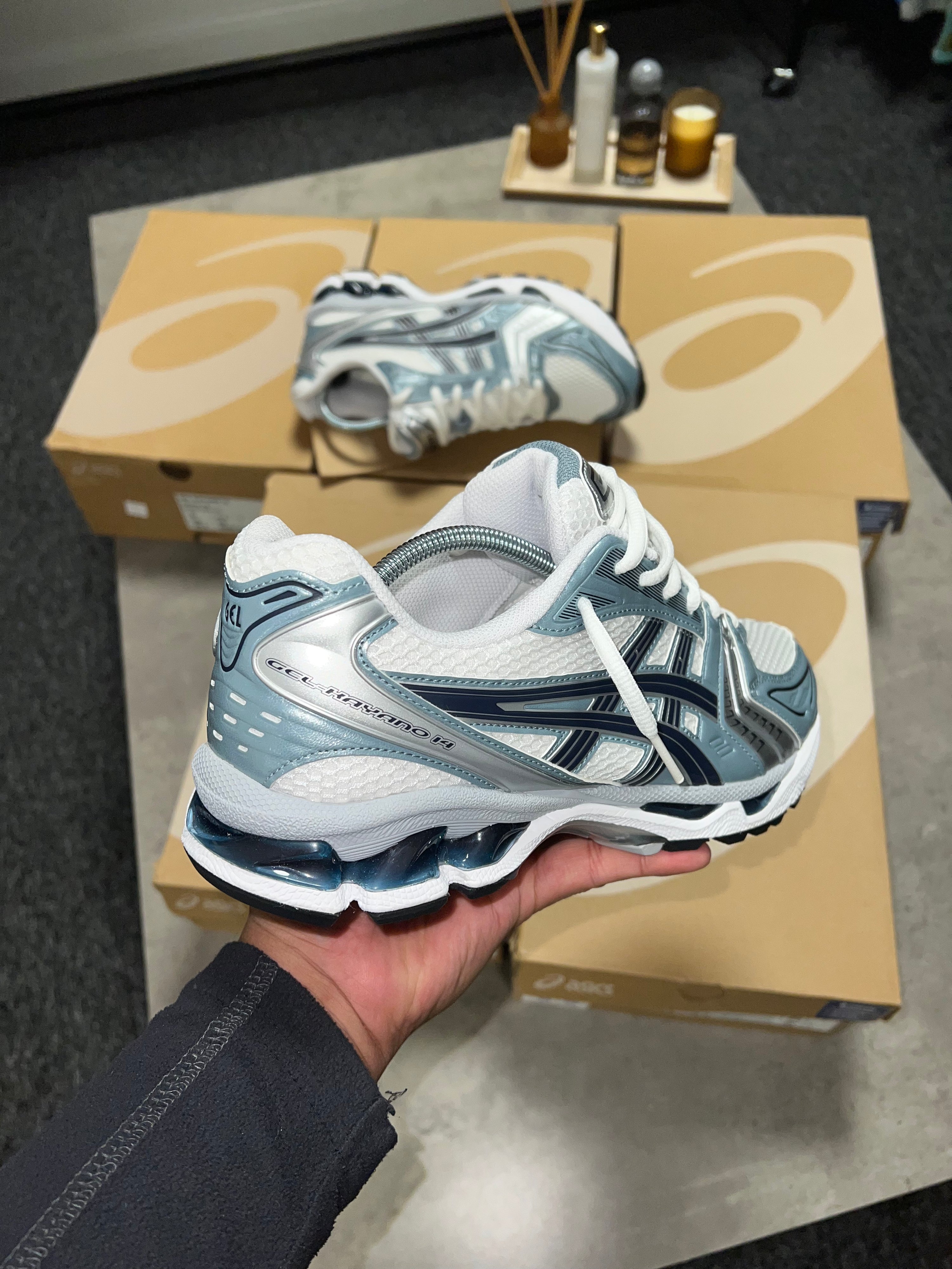 Asics Gel-Kayano 14 - White Fjord Grey