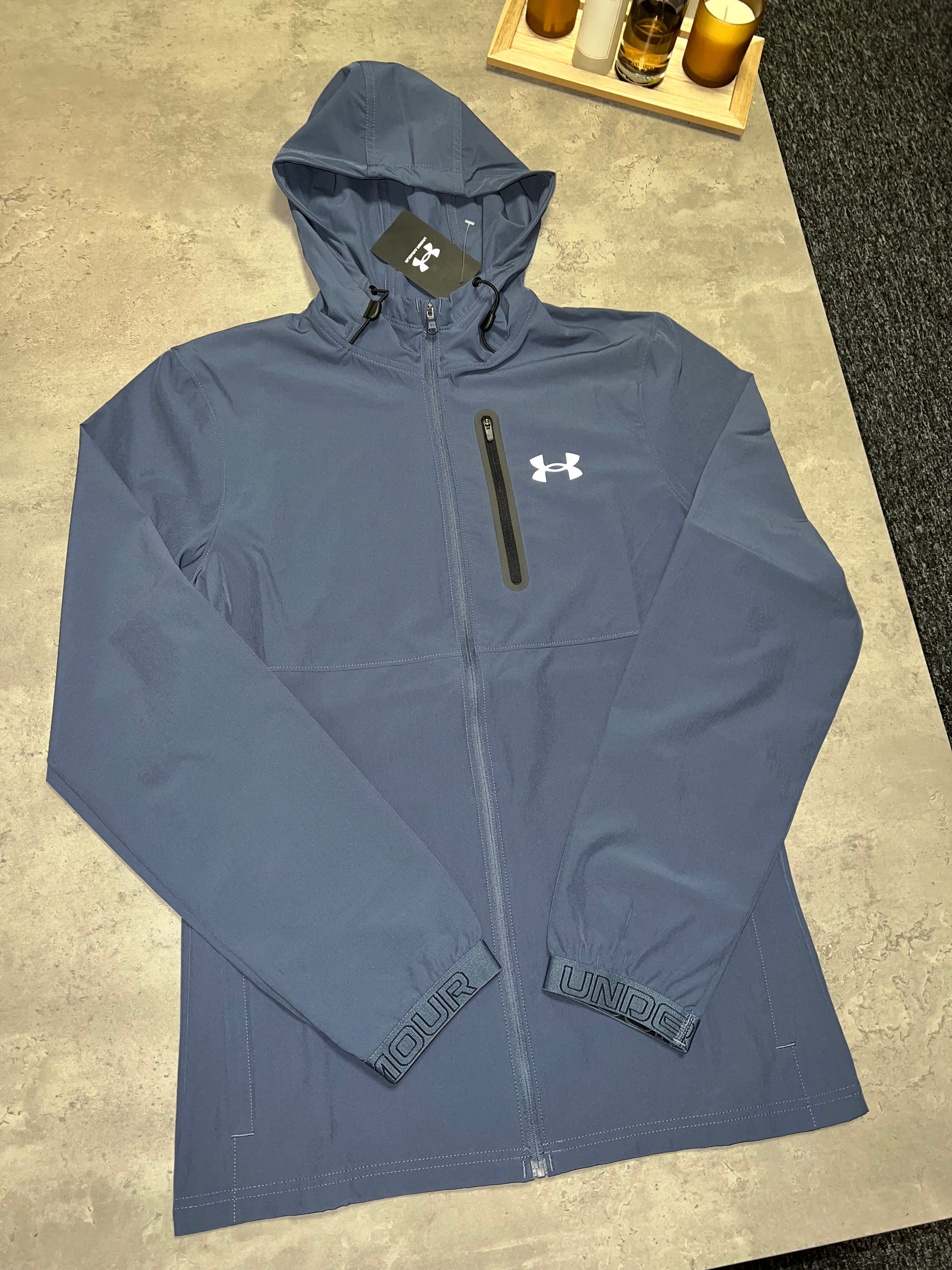 Under Armour Vanish Windbreaker - Blue/Grey
