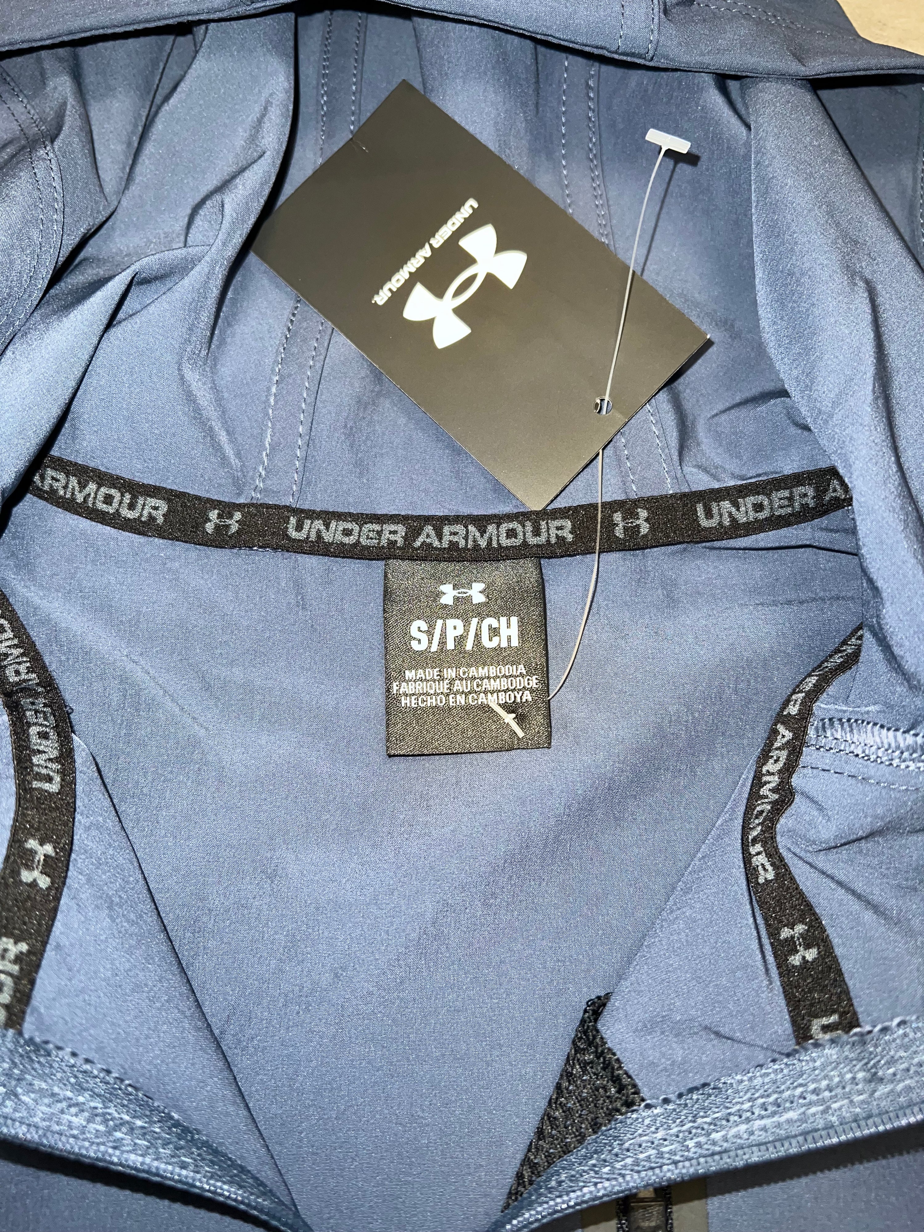 Under Armour Vanish Windbreaker - Blue/Grey