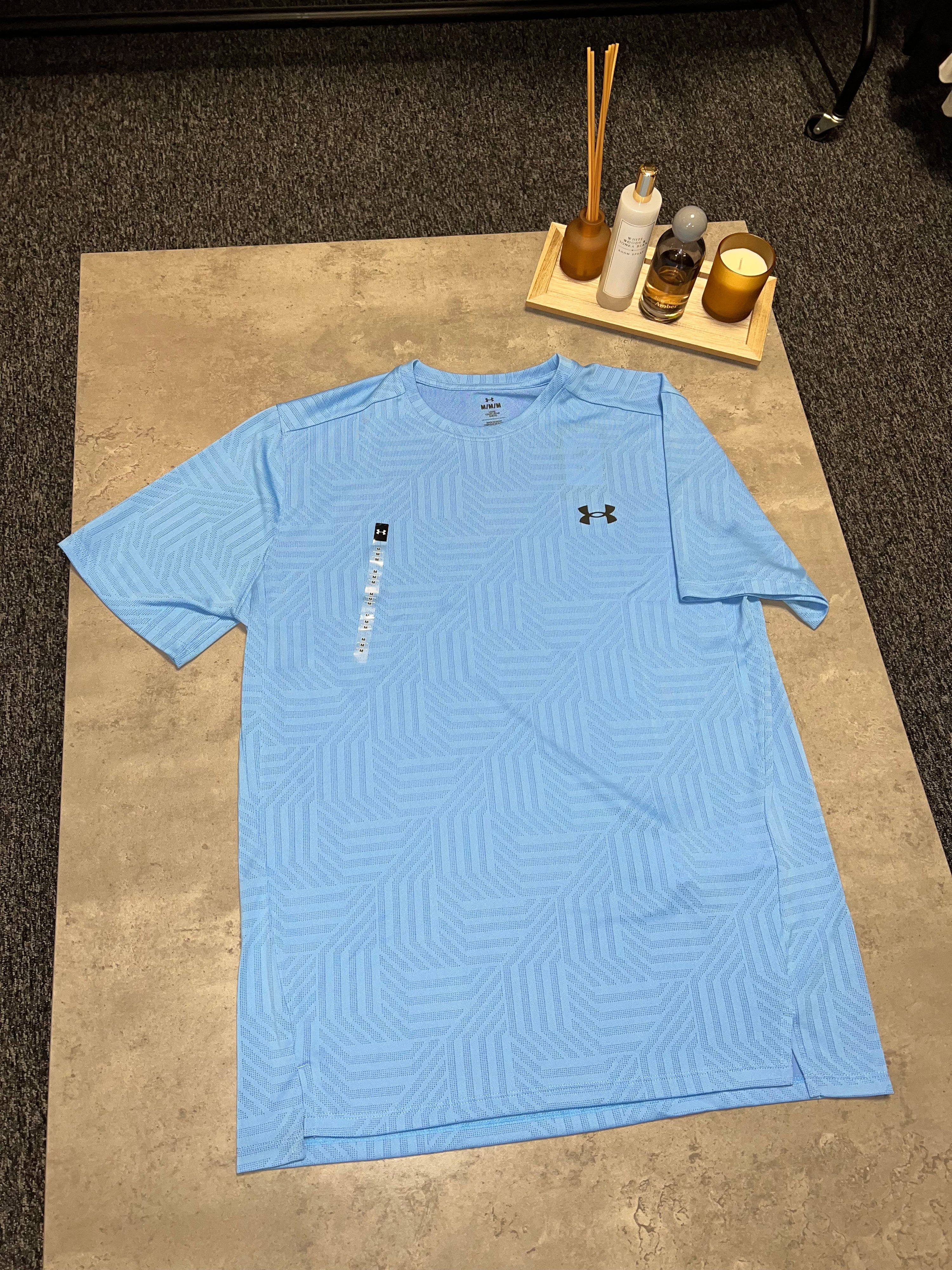 Under Armour T Shirt & Joggers Set  - Blue/Black