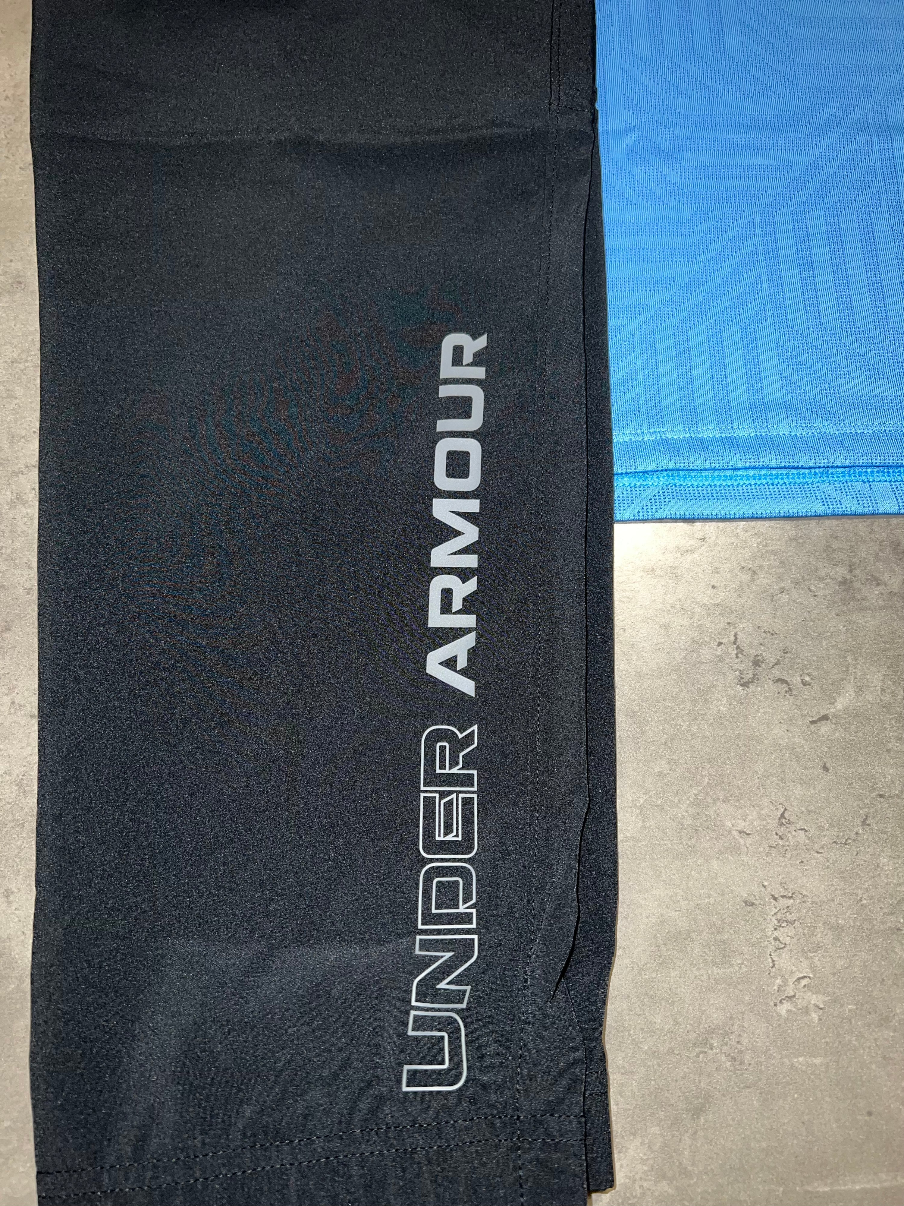 Under Armour T Shirt & Joggers Set  - Blue/Black