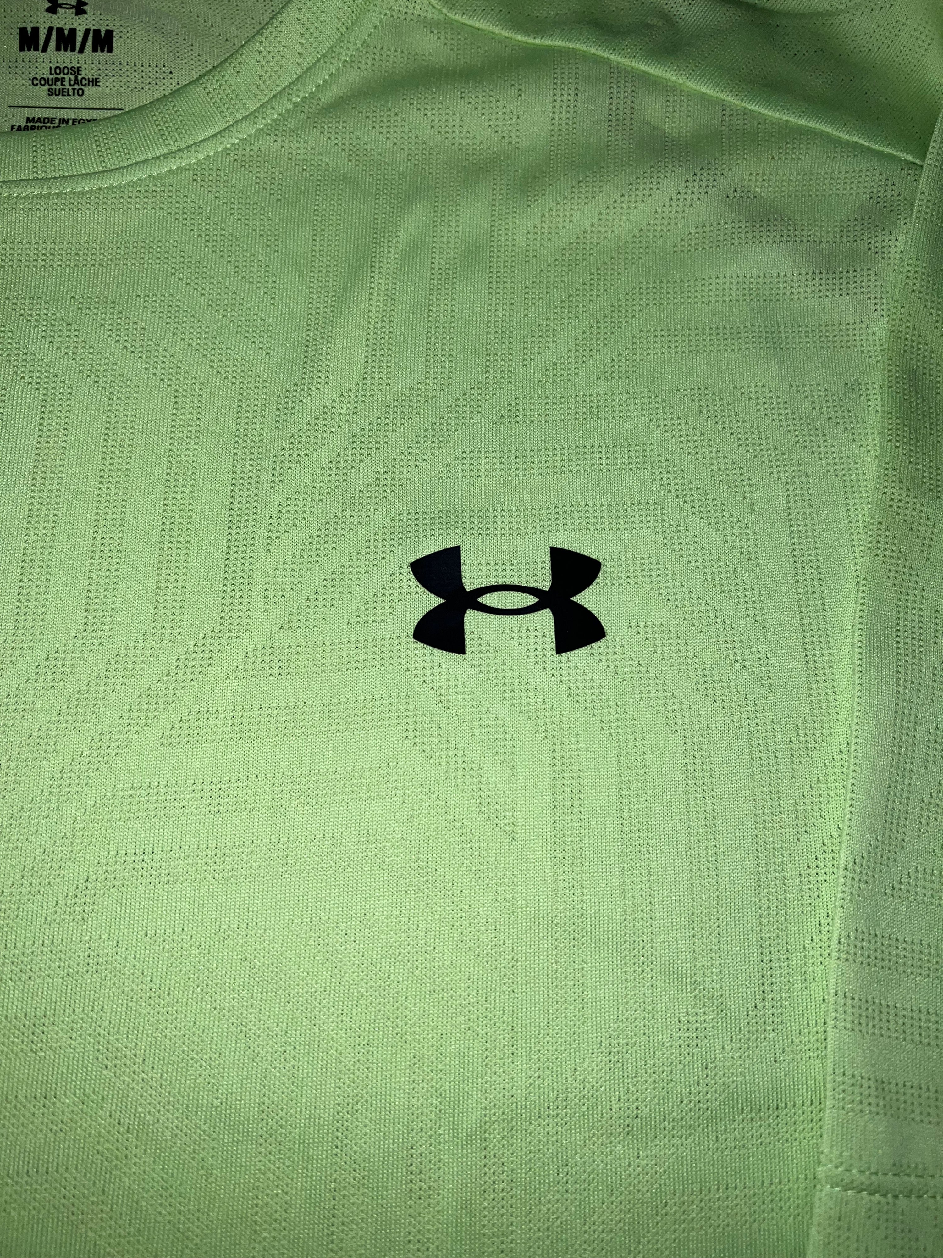 Under Armour T Shirt & Short Set - Lime Green/Black