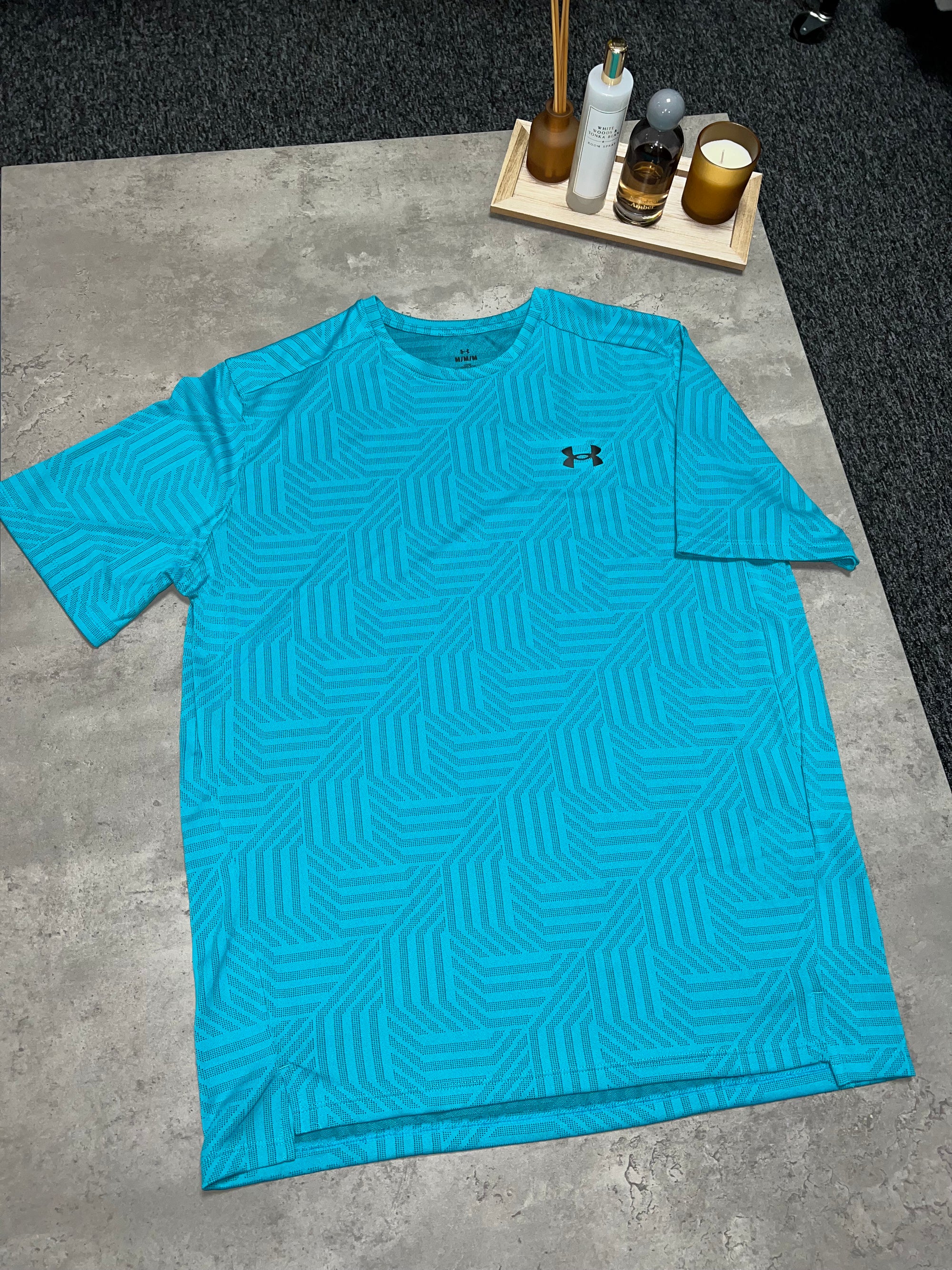 Under Armour T Shirt & Short Set - Teal/Black