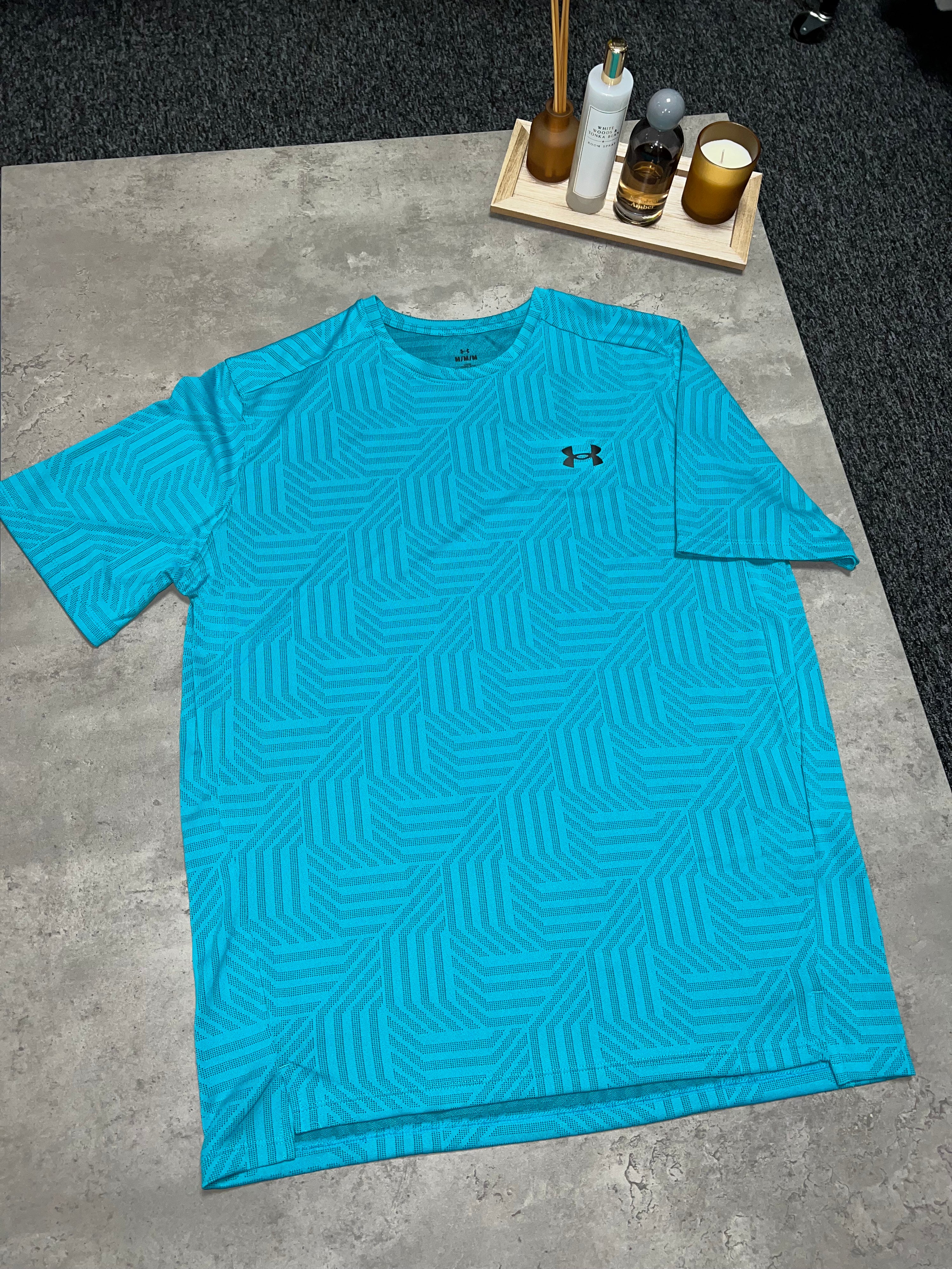 Under Armour T Shirt & Short Set - Teal/Black