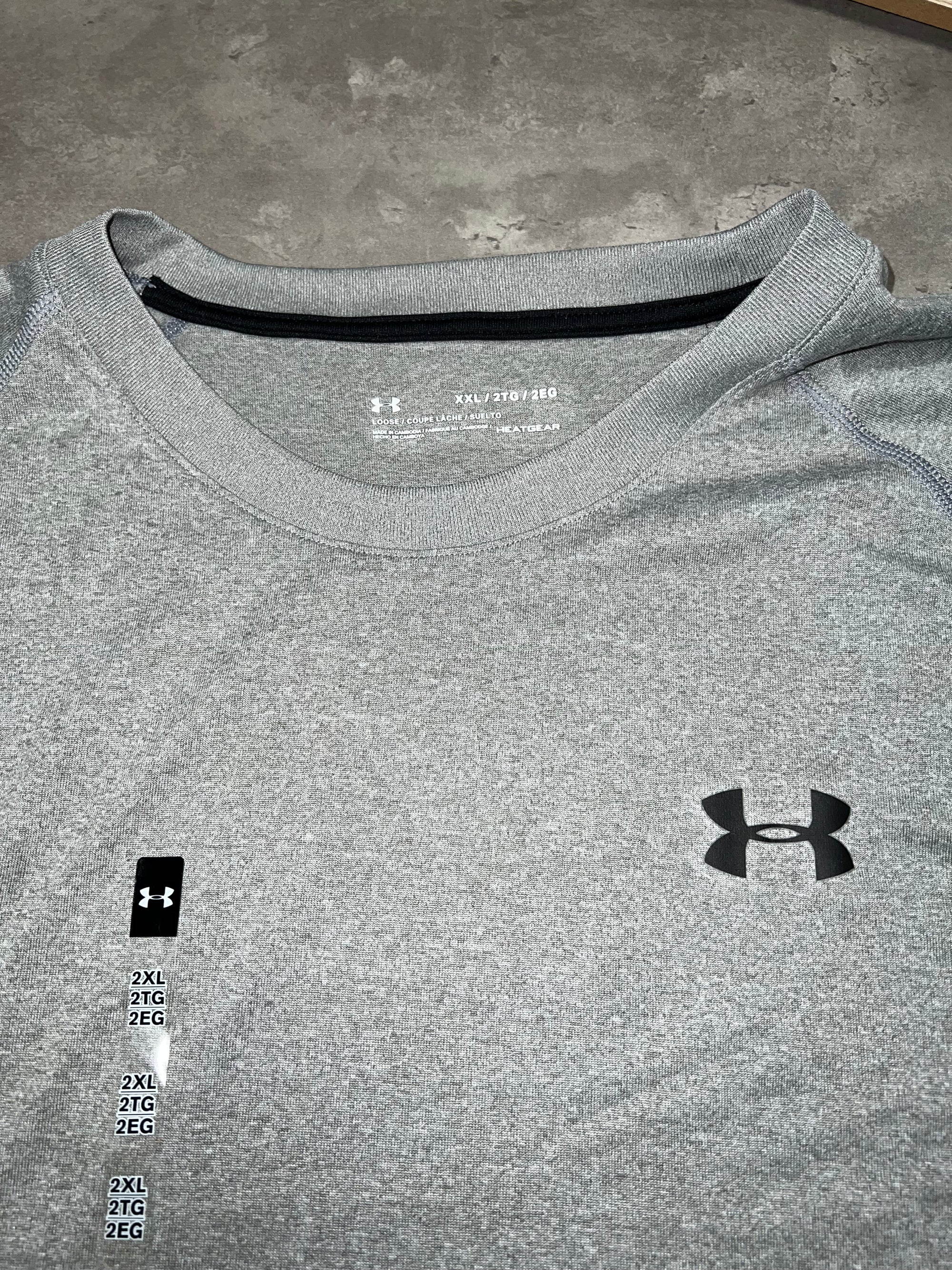 Under Armour Tech T Shirt & Short Set - Grey/Black