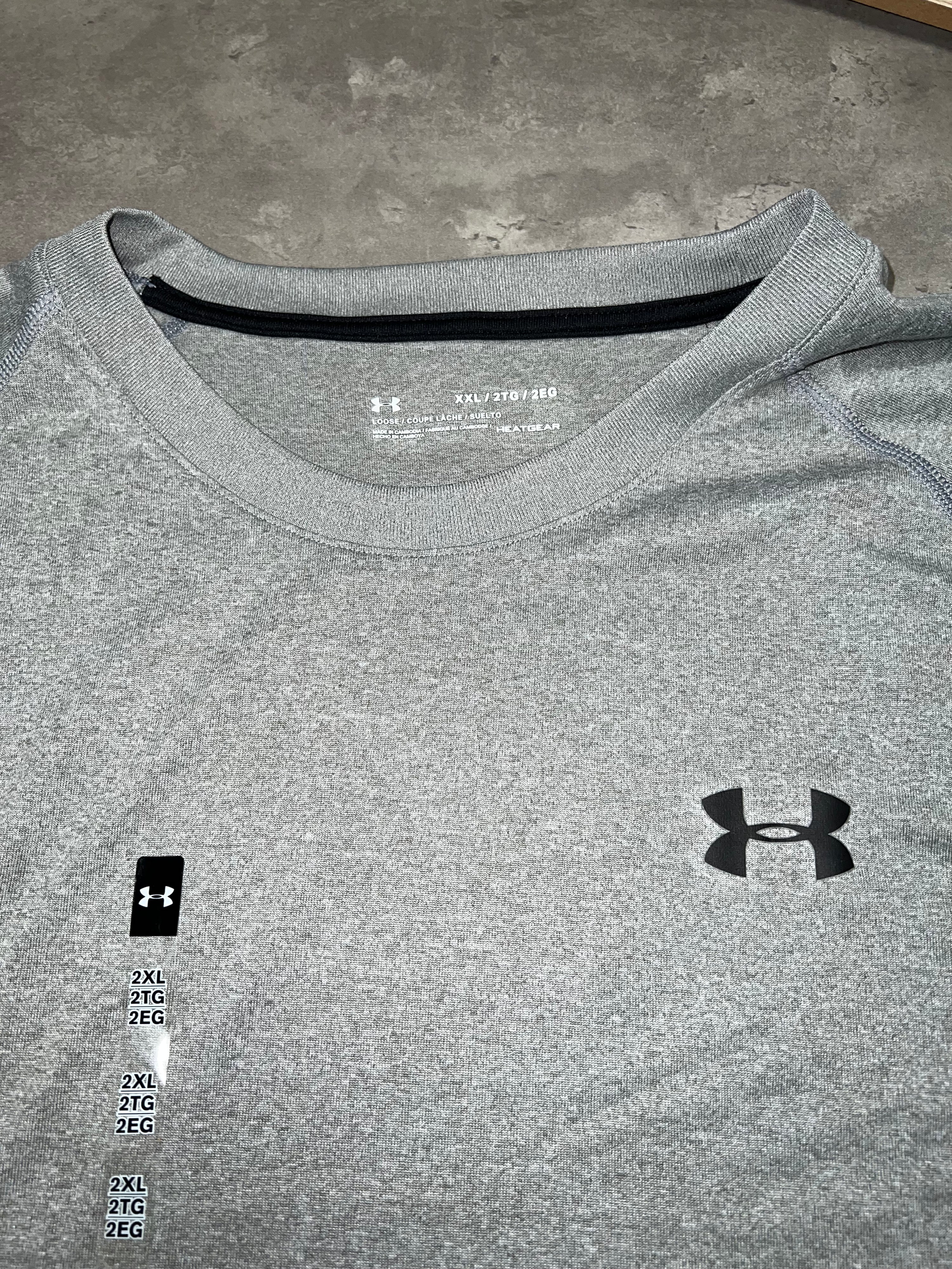 Under Armour Tech T Shirt & Short Set - Grey/Black