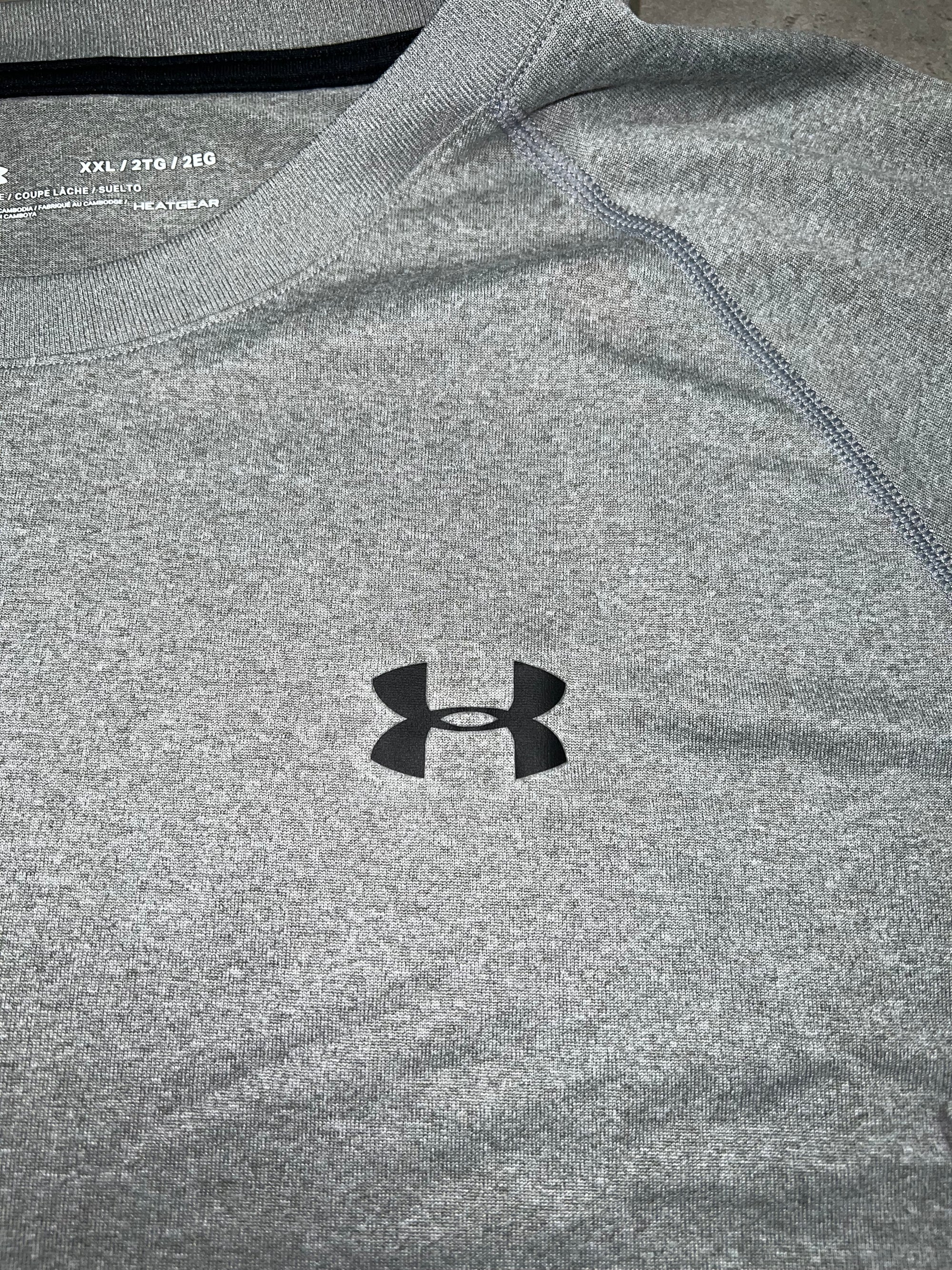 Under Armour Tech T Shirt & Short Set - Grey/Black