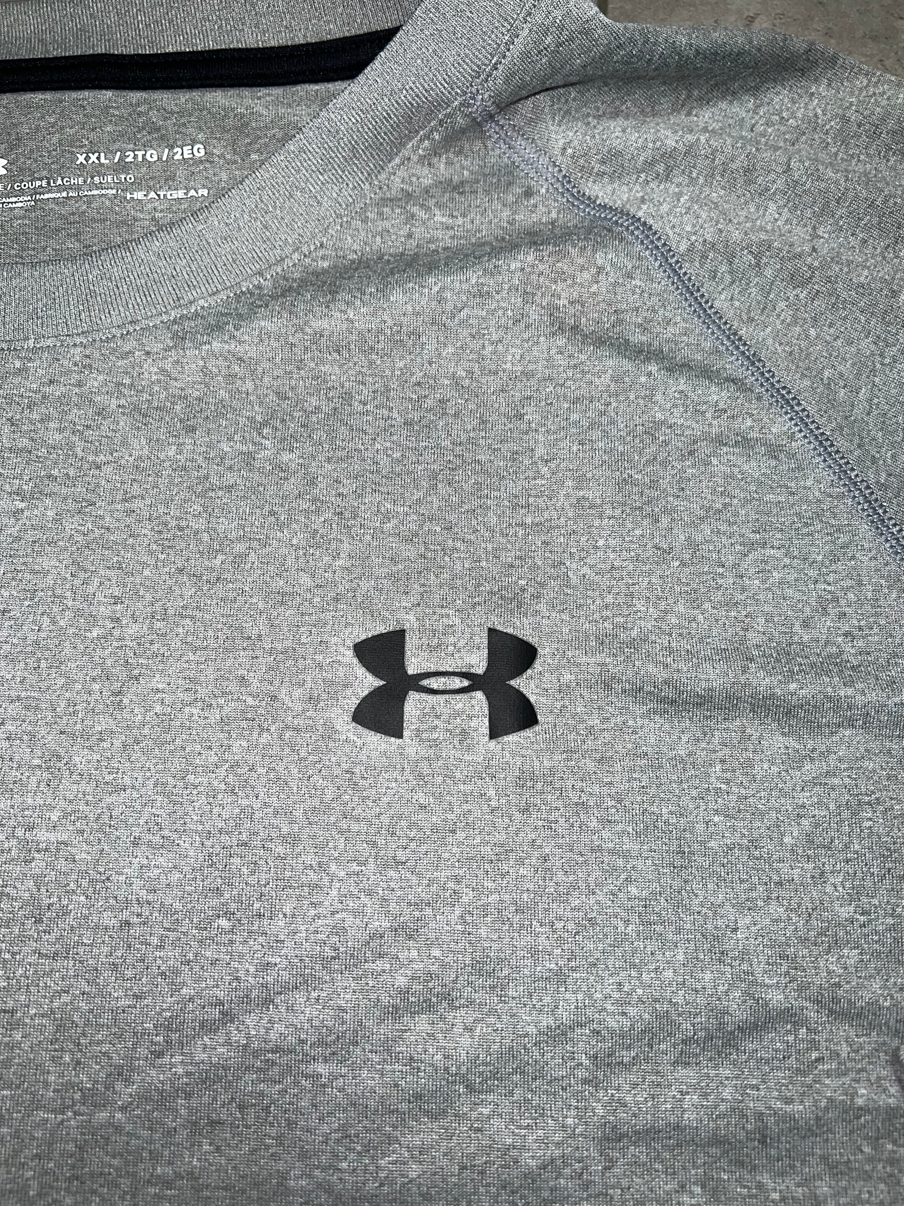Under Armour Tech T Shirt & Short Set - Grey/Black