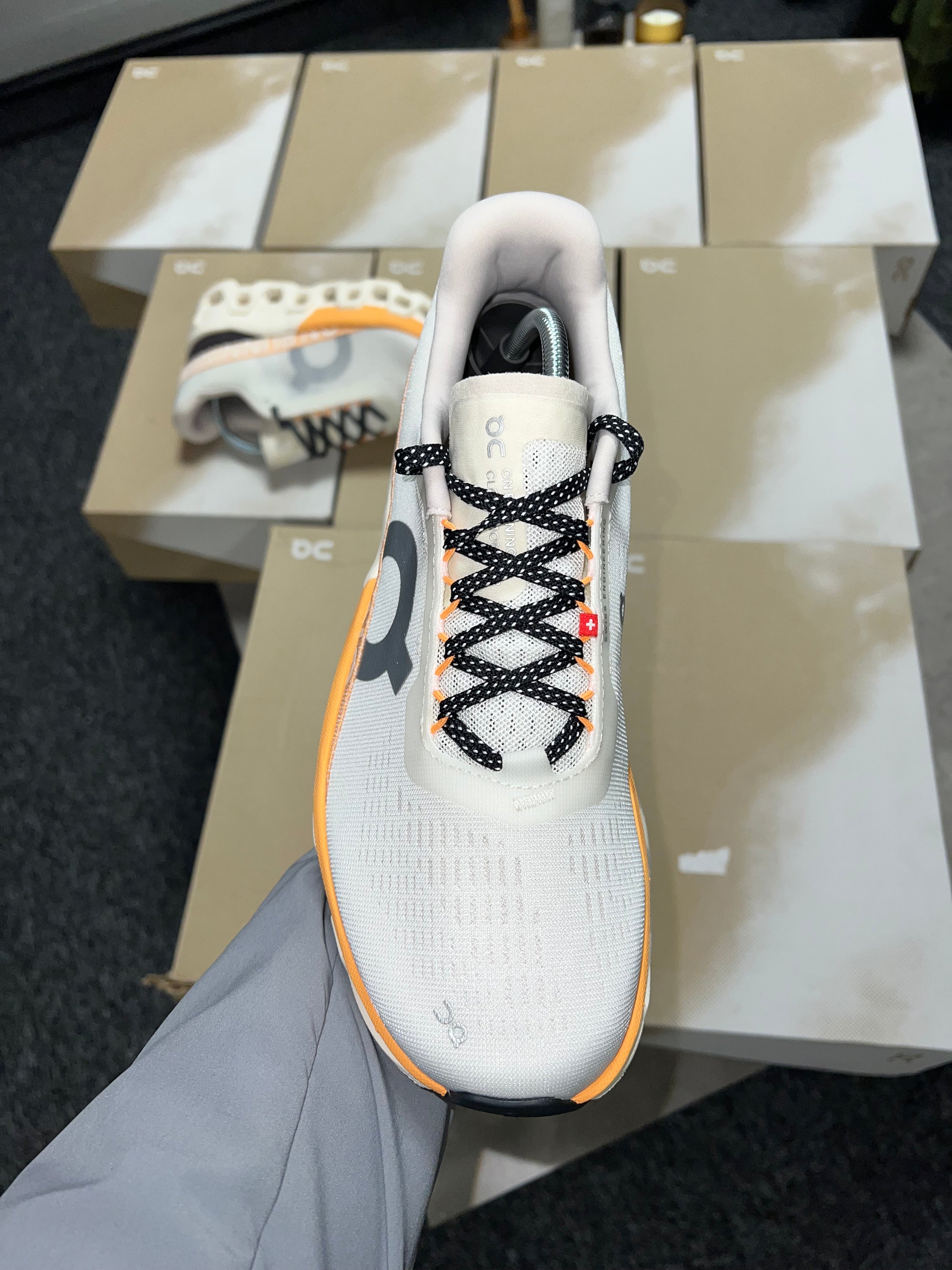 On Cloud Monster 2 - White/Orange