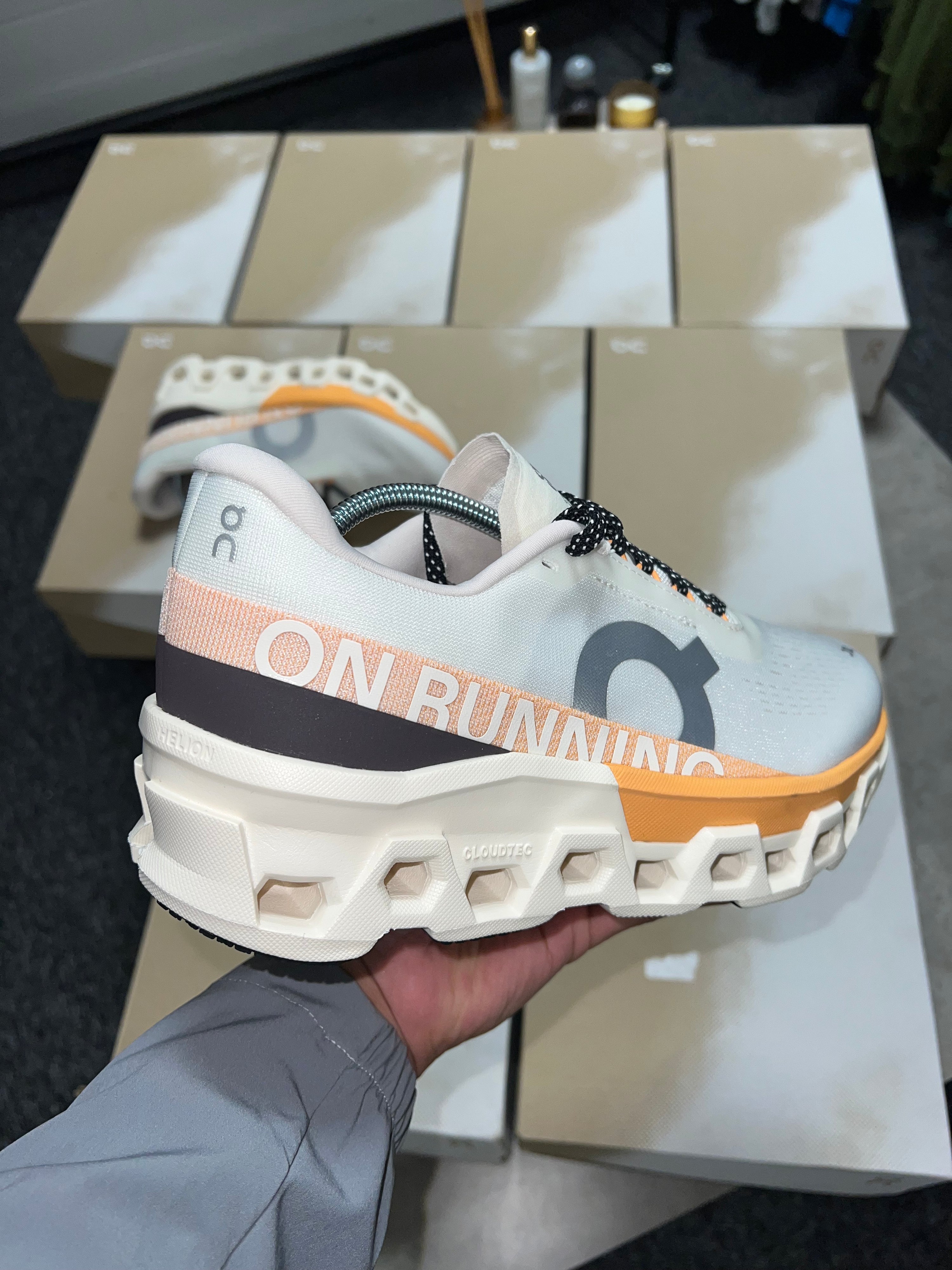On Cloud Monster 2 - White/Orange