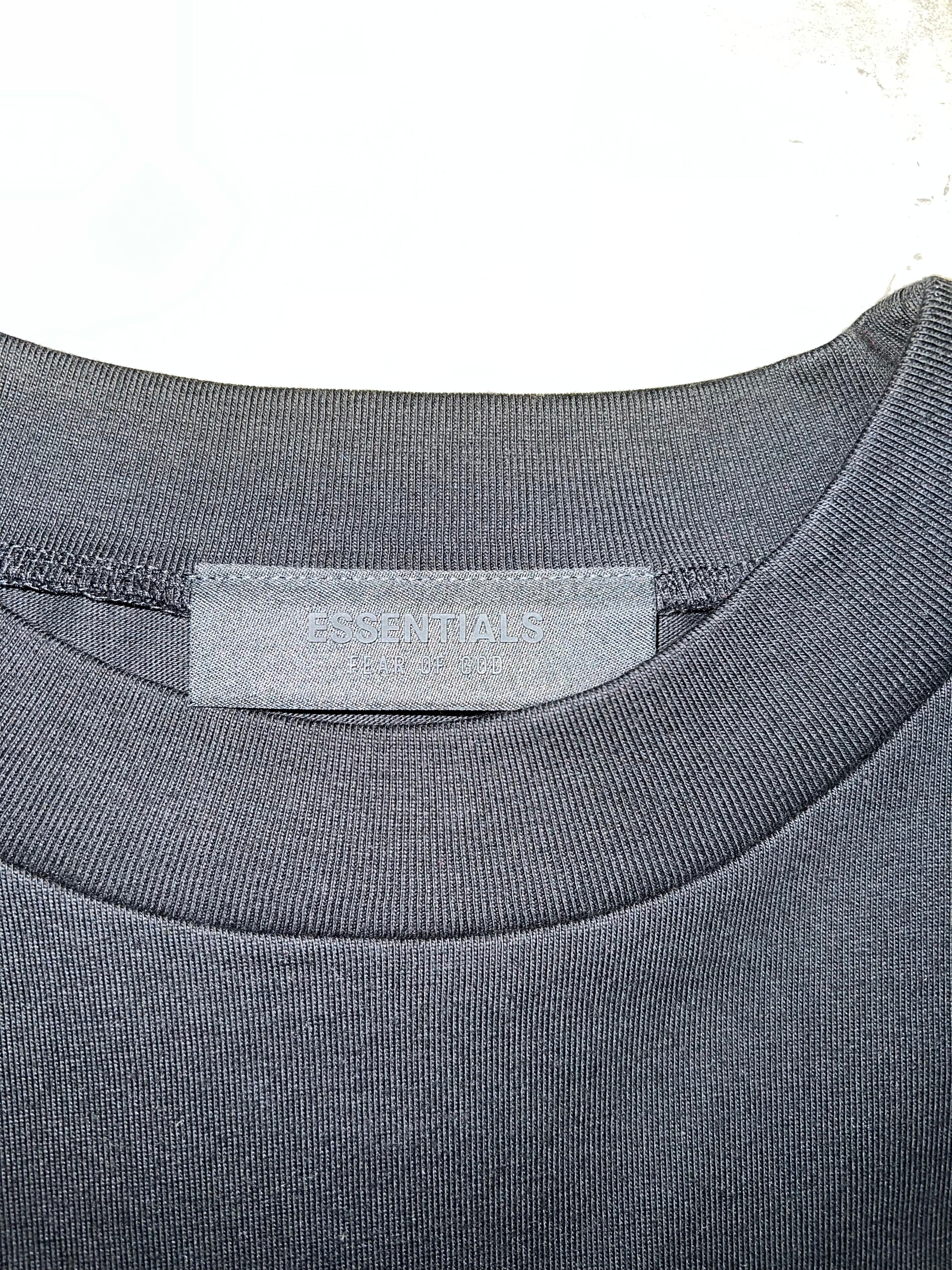 ESSENTIALS Fear Of God T Shirt - Black/Yellow