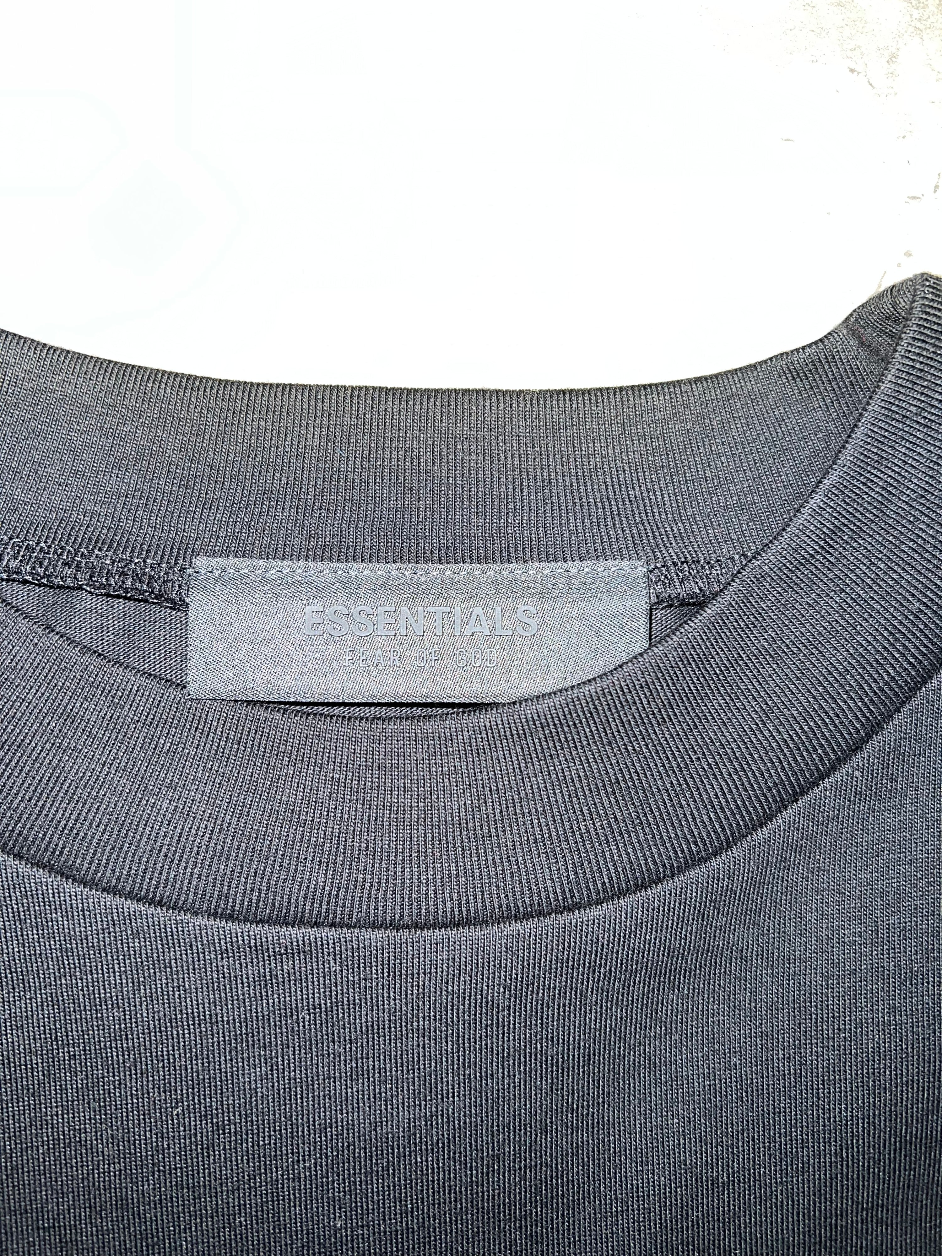 ESSENTIALS Fear Of God T Shirt - Black/Yellow