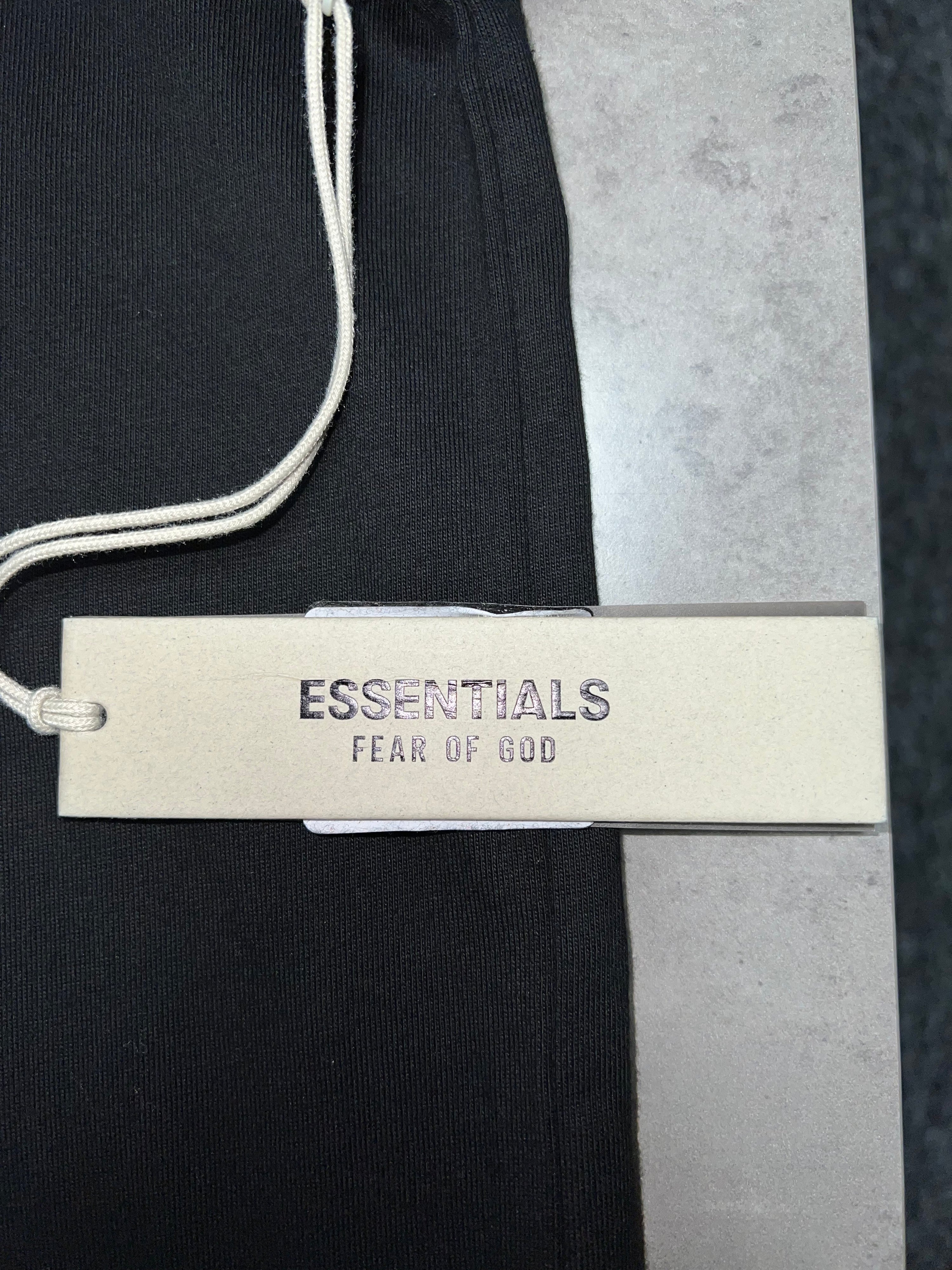 ESSENTIALS Fear Of God T Shirt - Black/Yellow