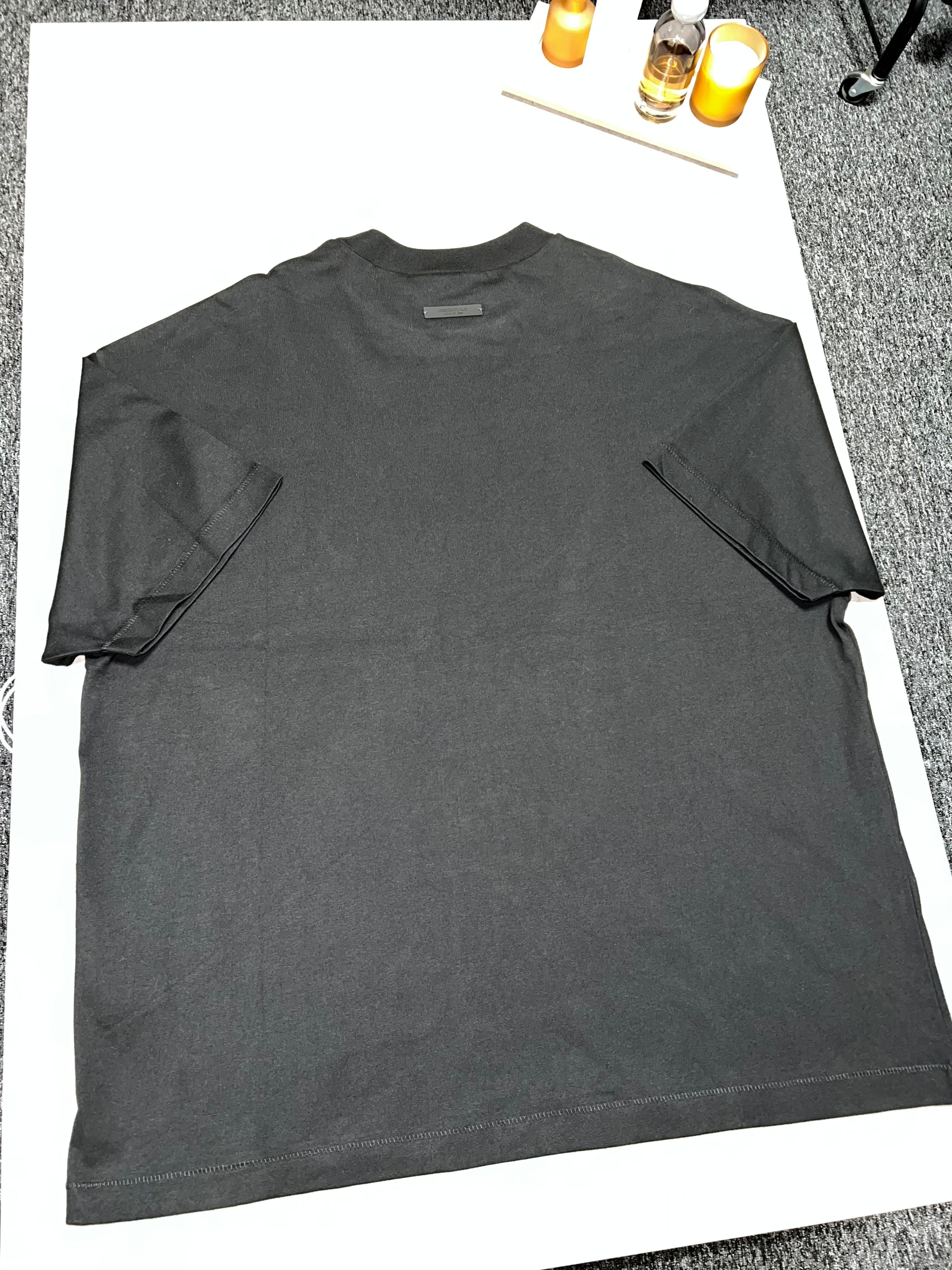 ESSENTIALS Fear Of God T Shirt - Black/Yellow