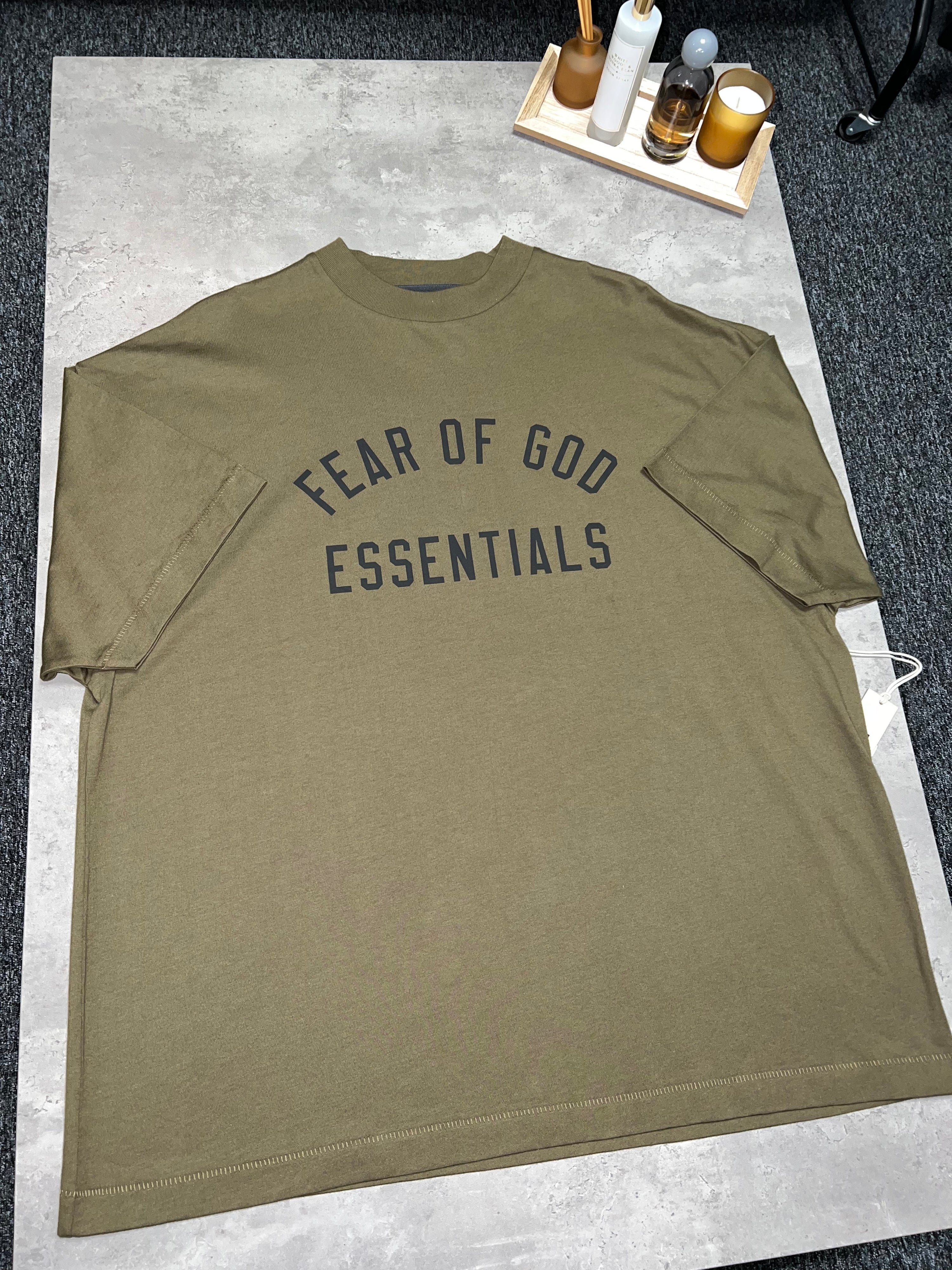 ESSENTIALS Fear Of God T Shirt - Green