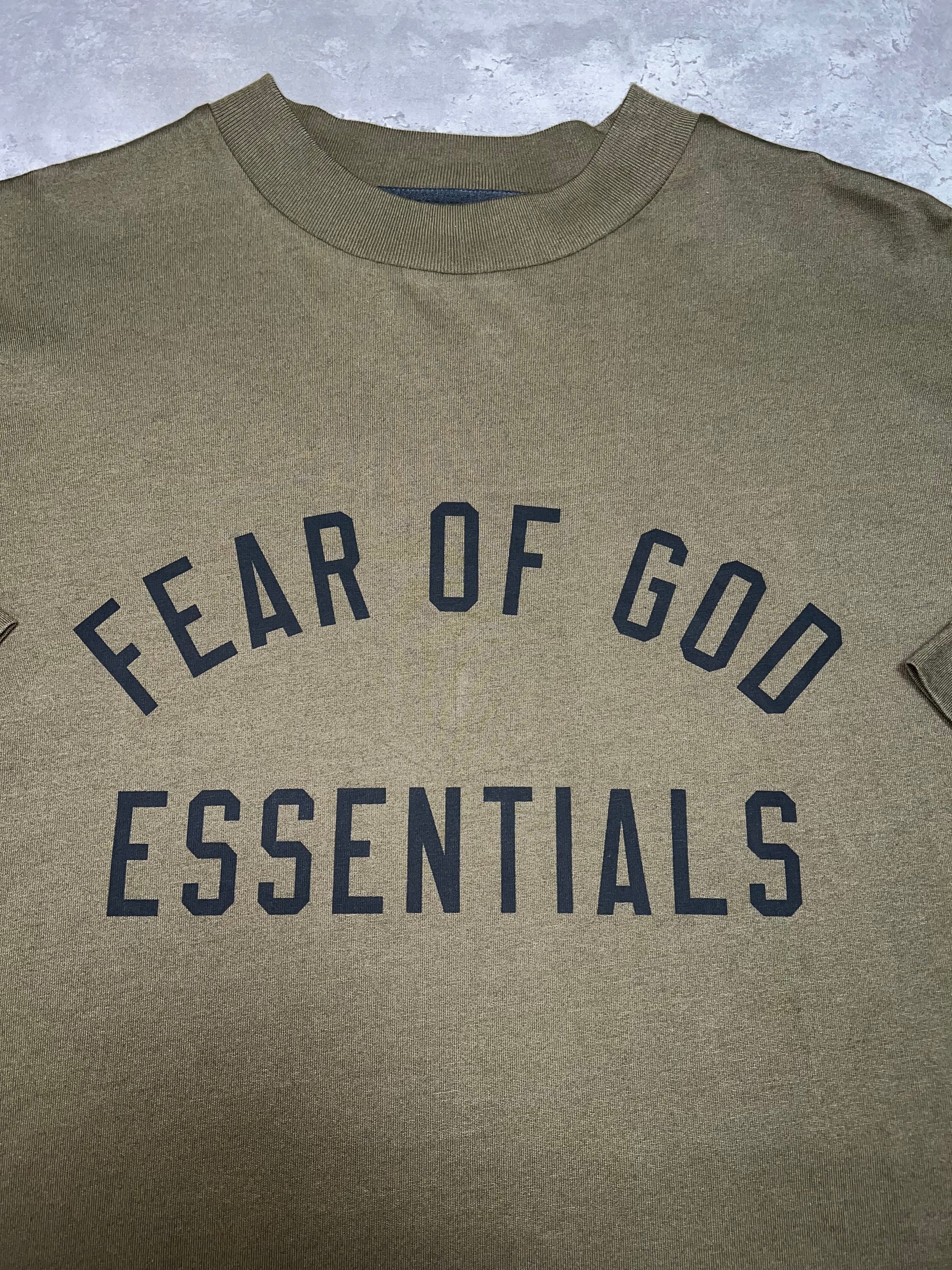 ESSENTIALS Fear Of God T Shirt - Green
