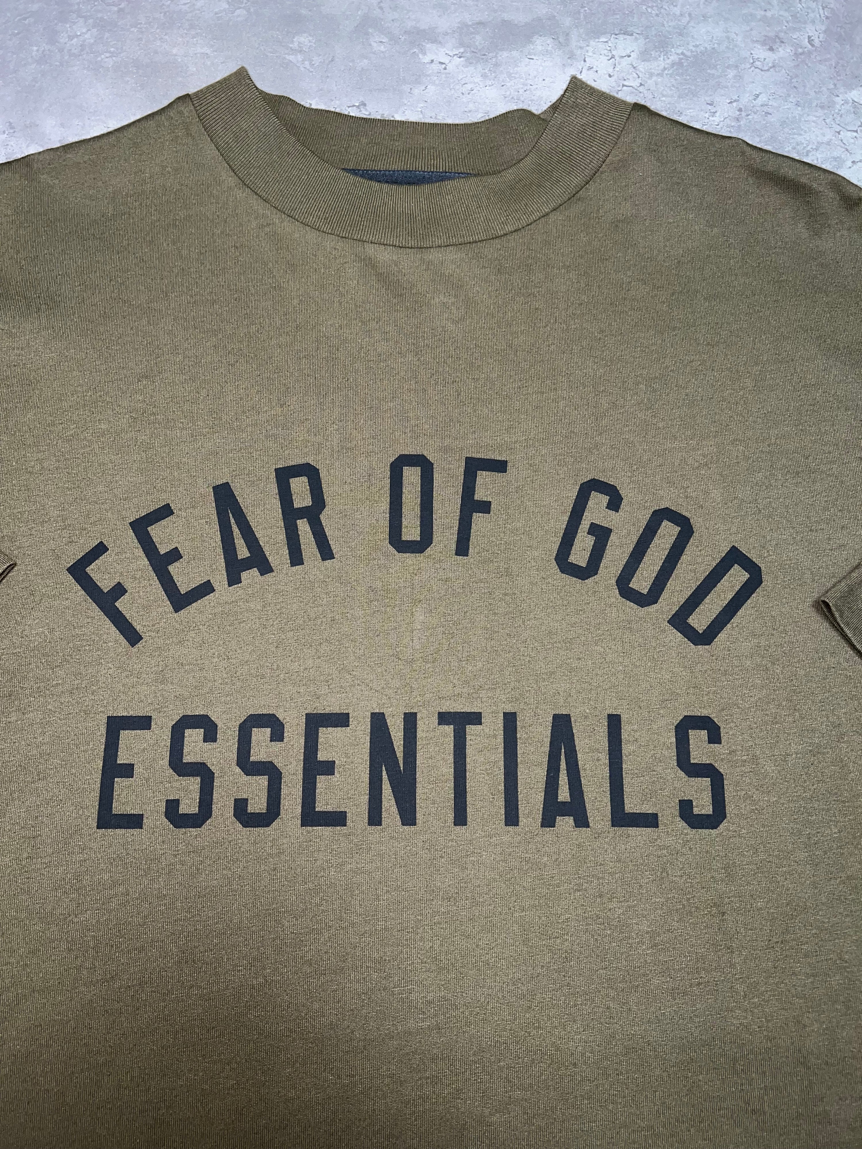 ESSENTIALS Fear Of God T Shirt - Green