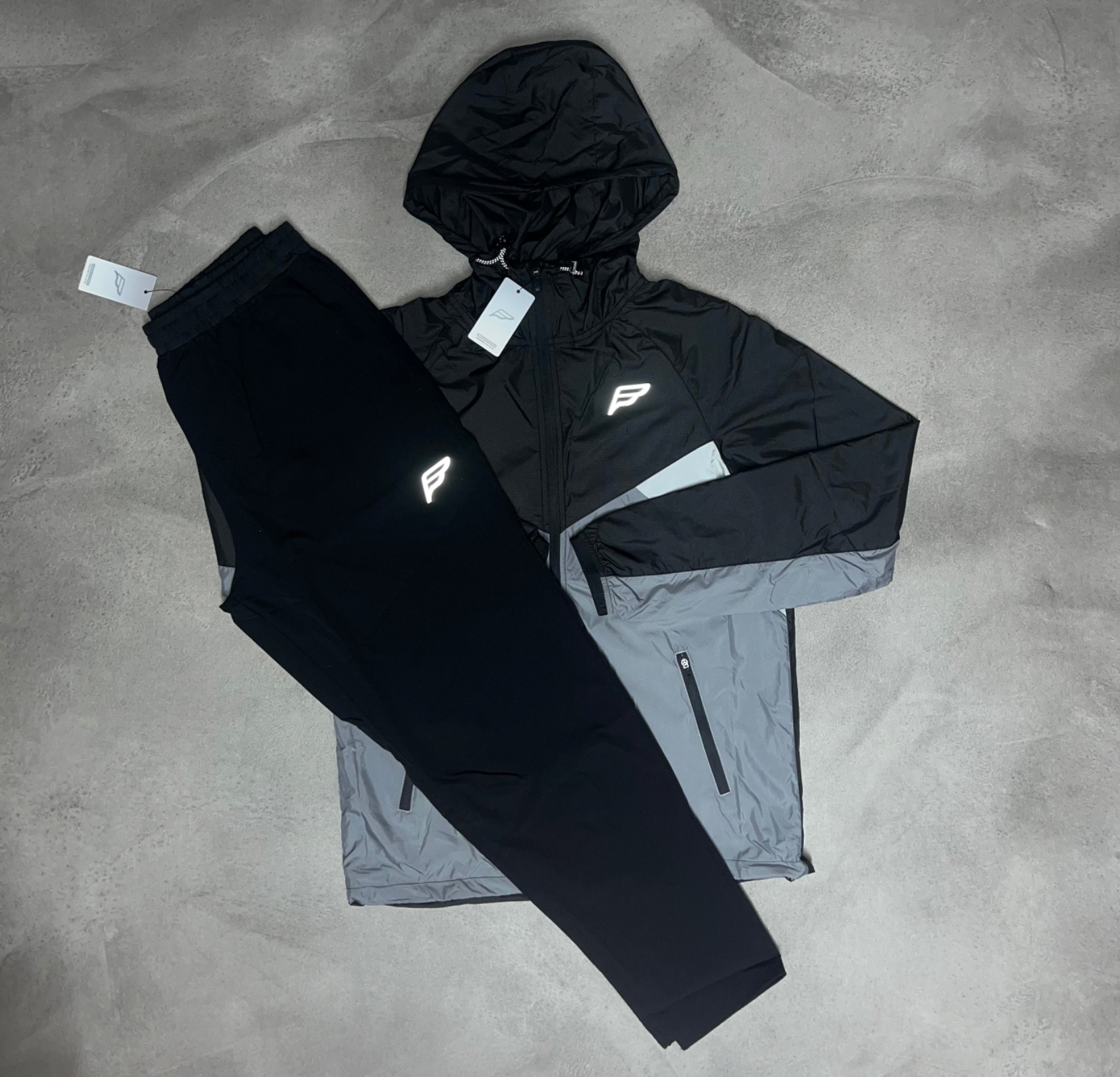 Frequency Tracksuit Black / Grey